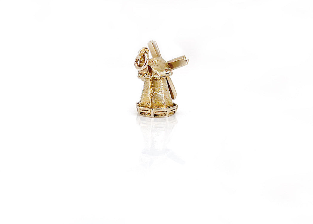 Vintage Windmill Charm, 9K, London 1958