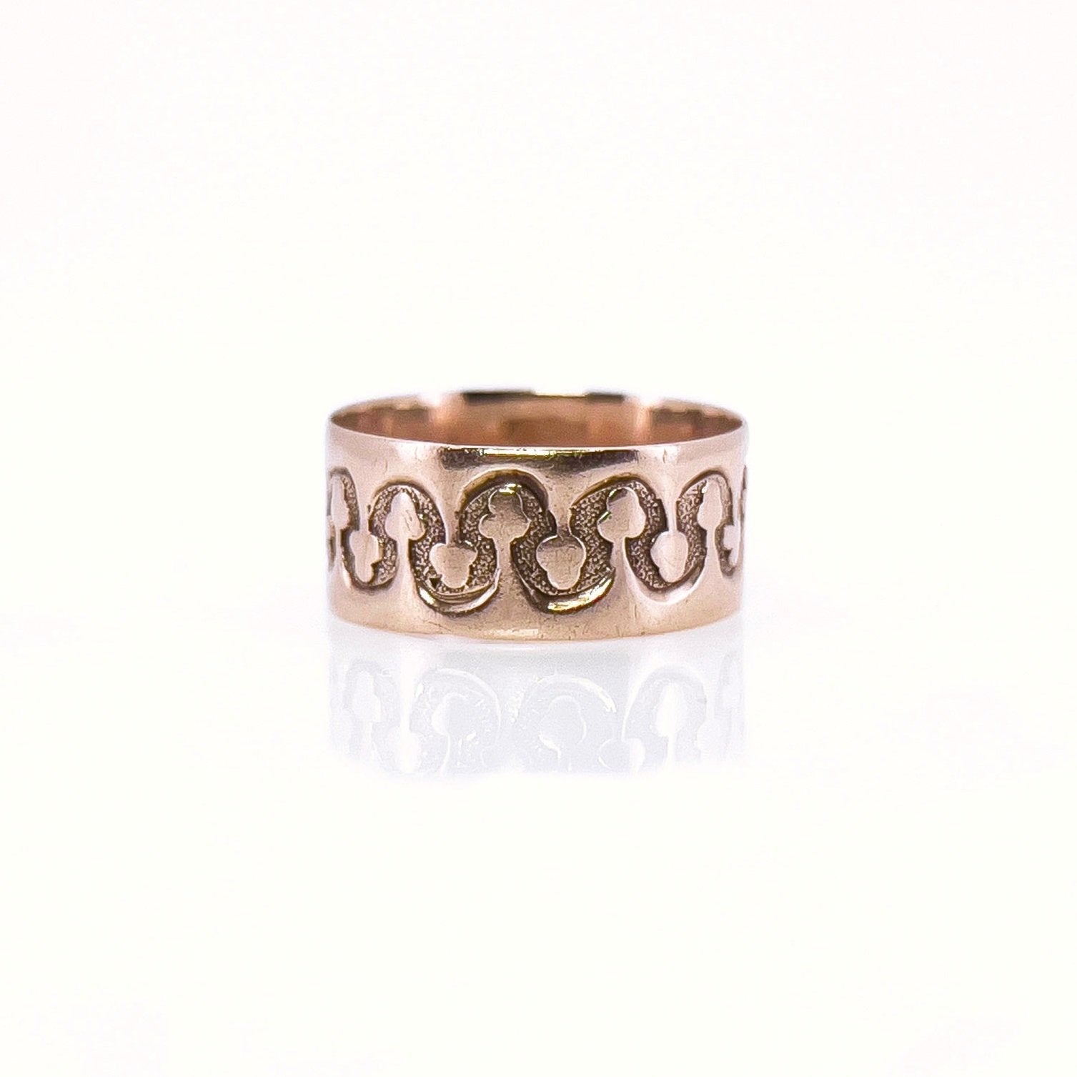 Victorian Wedding Ring, Amelia L. Bean, Size 7.5