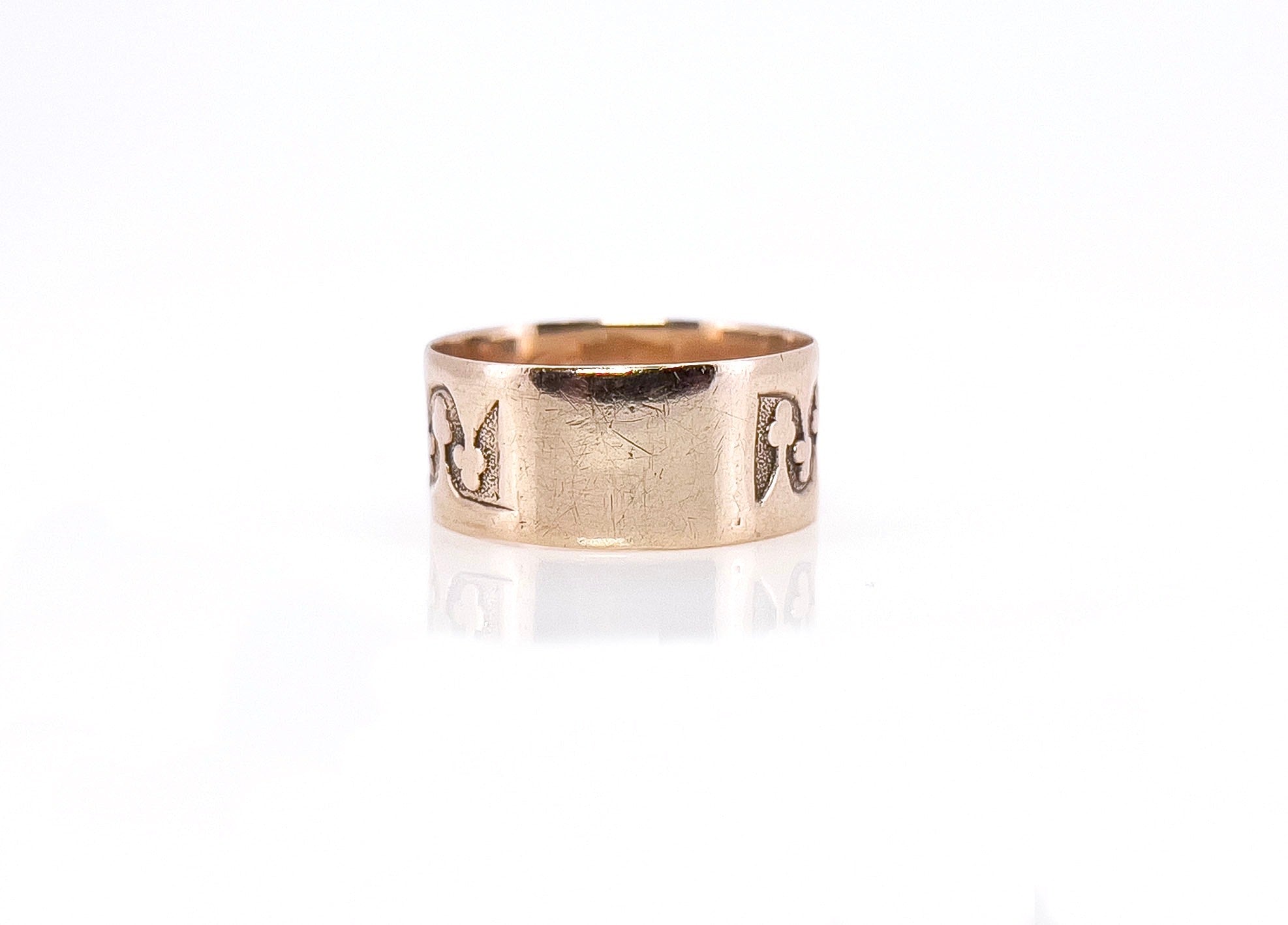 Victorian Wedding Ring, Amelia L. Bean, Size 7.5