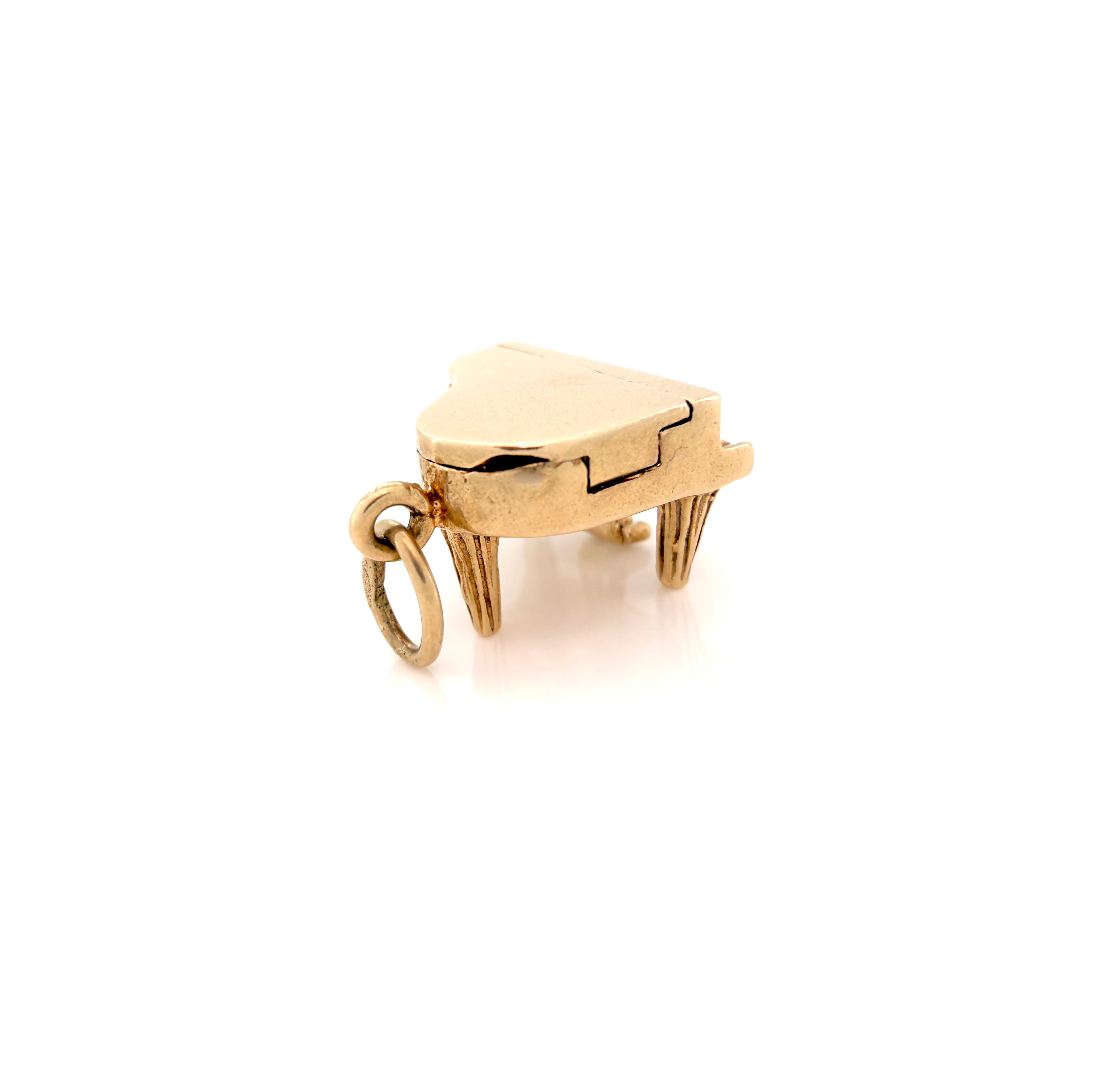 Vintage 1950s 14K Articulating Piano Forte Charm