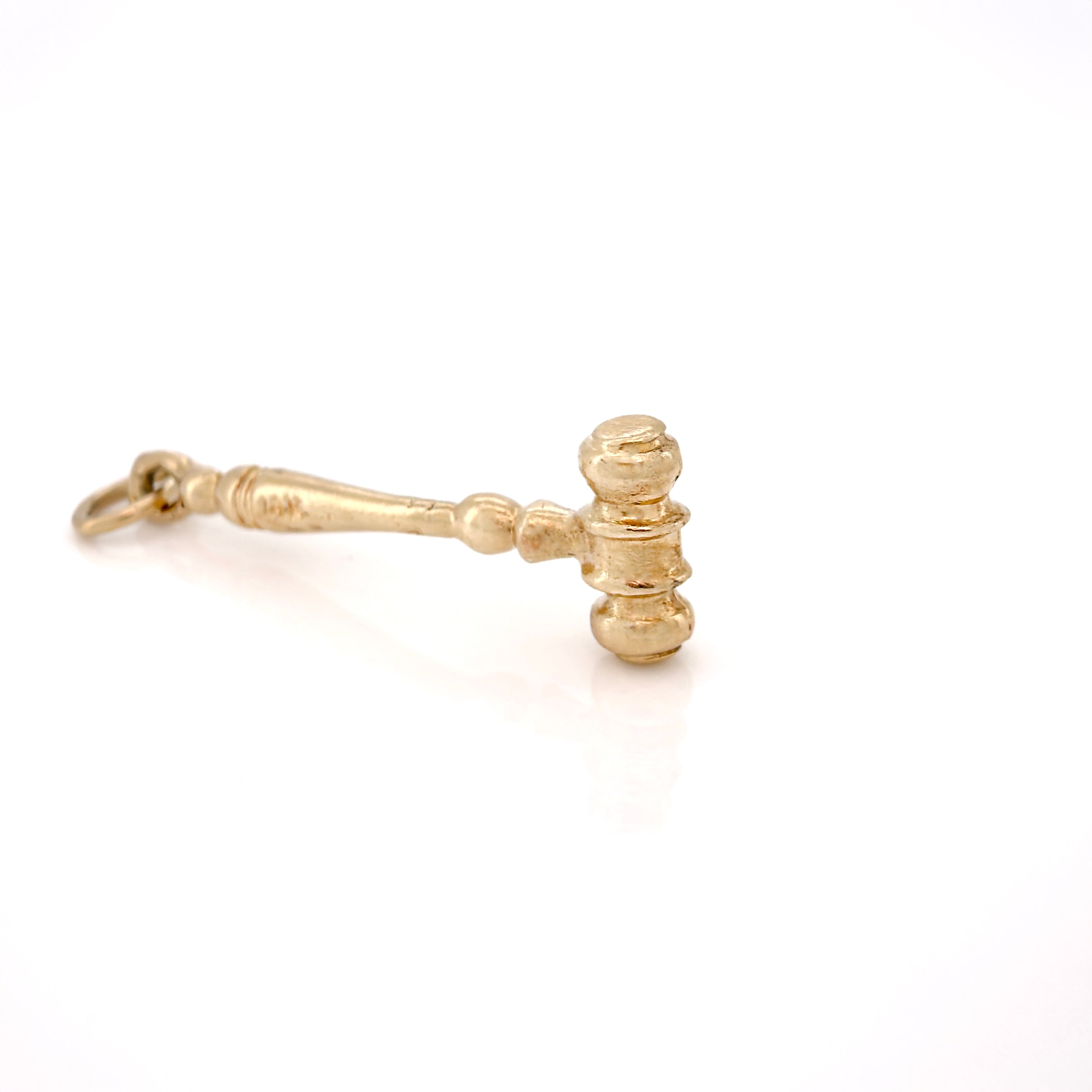 Vintage 14K Gold Judge Gavel Charm