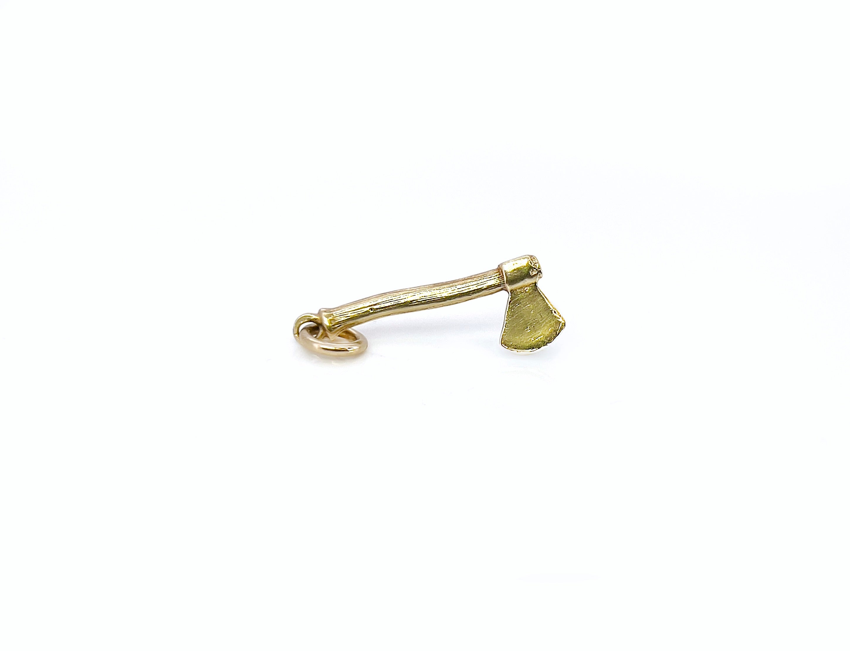 Vintage Ax Charm, 14K