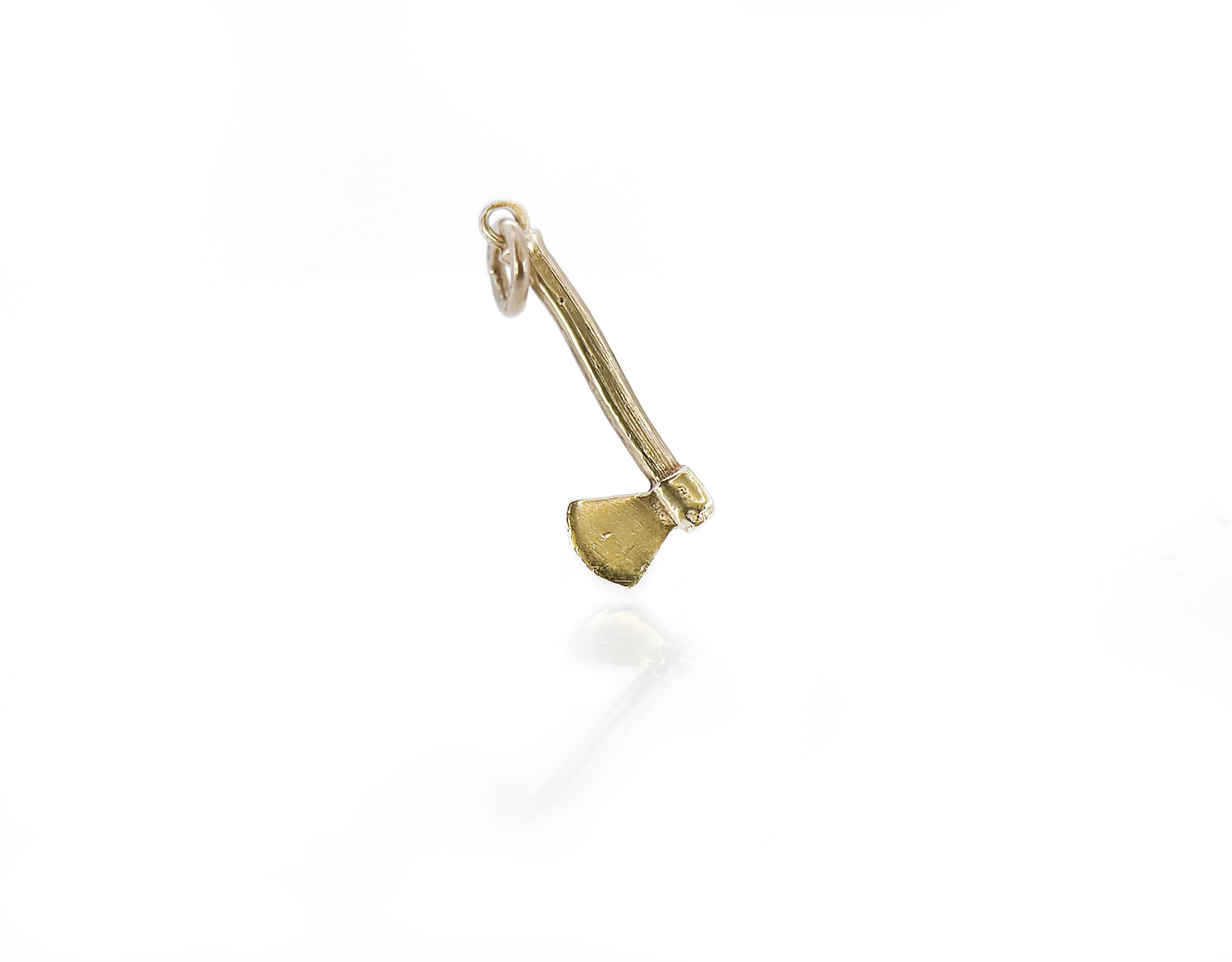 Vintage Ax Charm, 14K