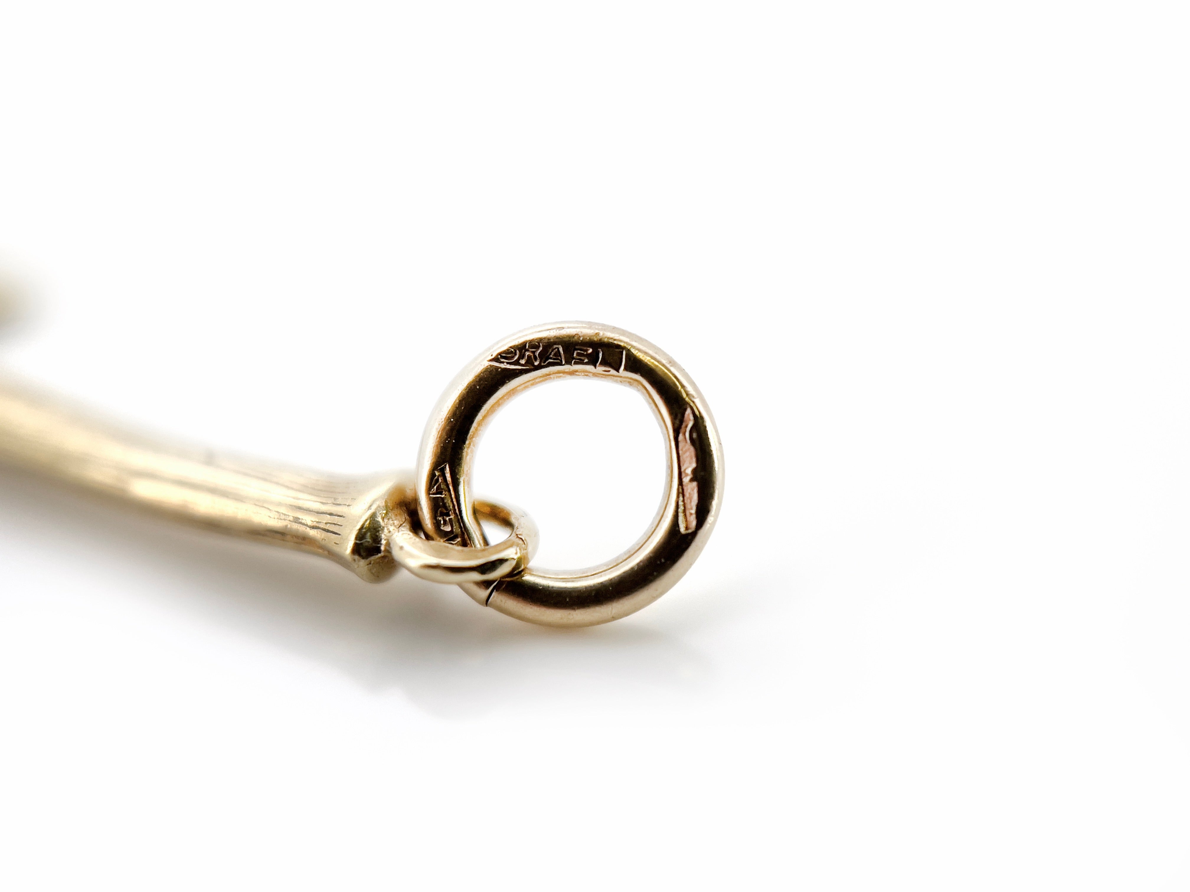 Vintage Ax Charm, 14K