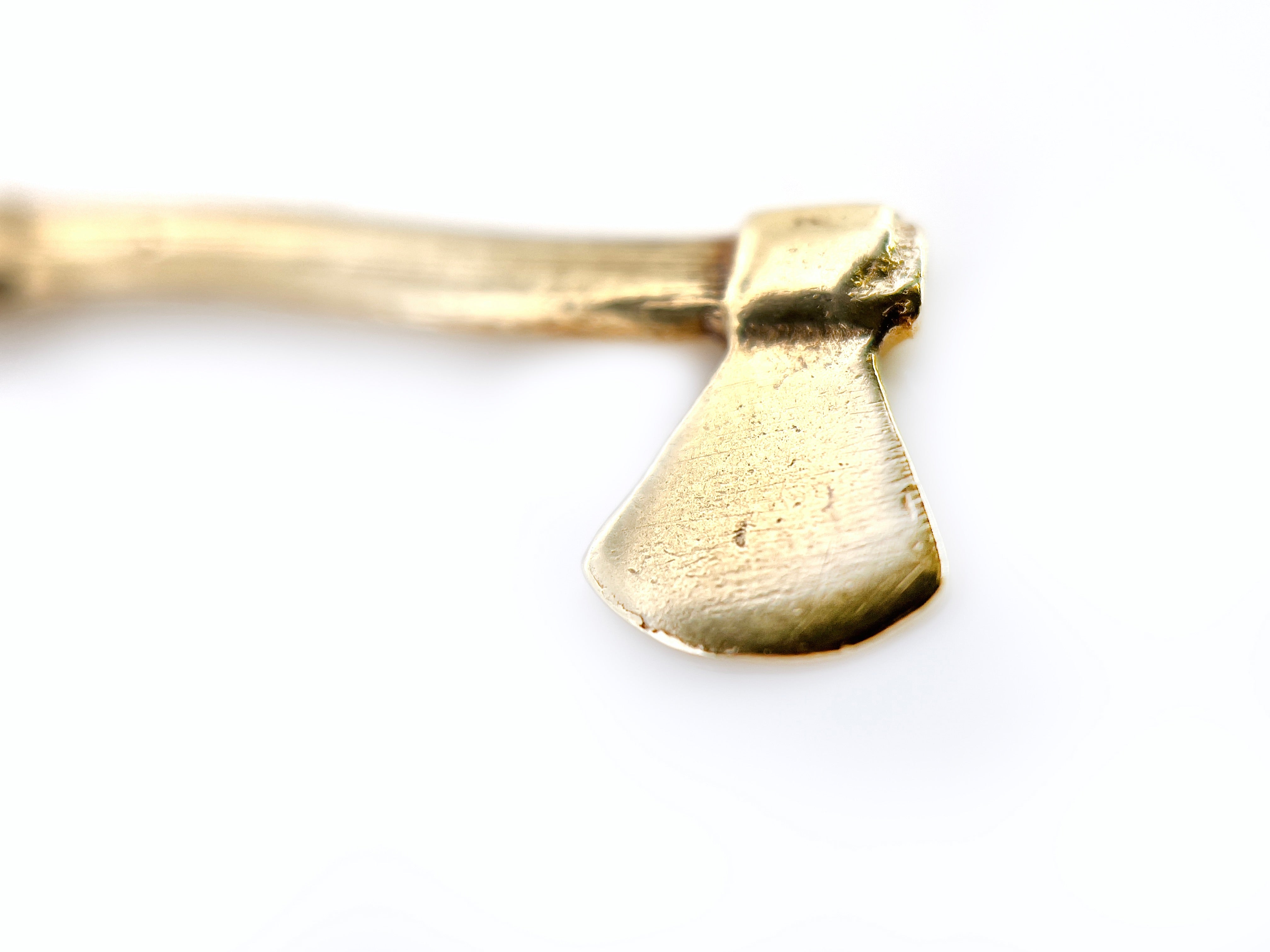 Vintage Ax Charm, 14K