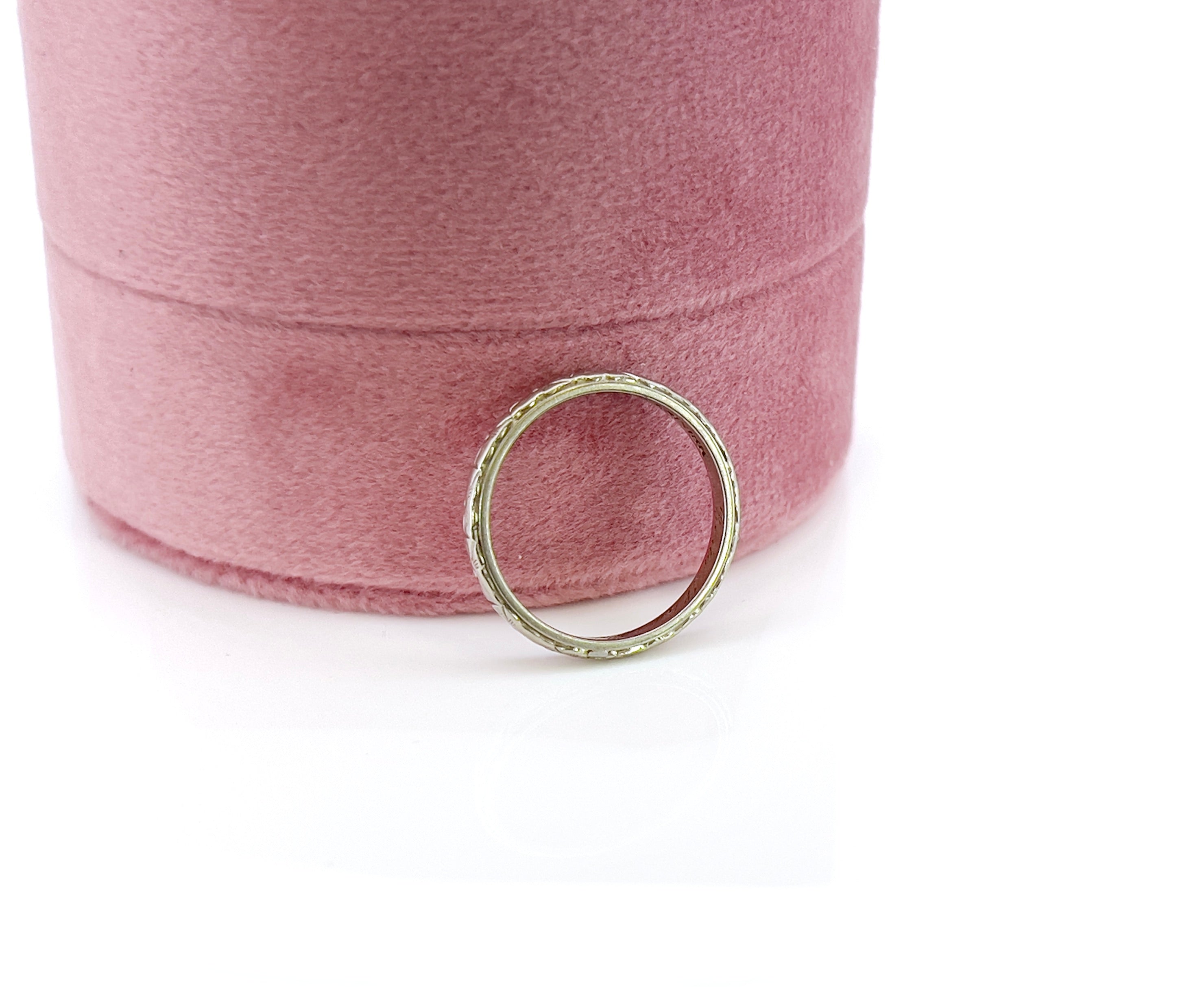 Vintage Belais Wedding Band, Berta, Size 6