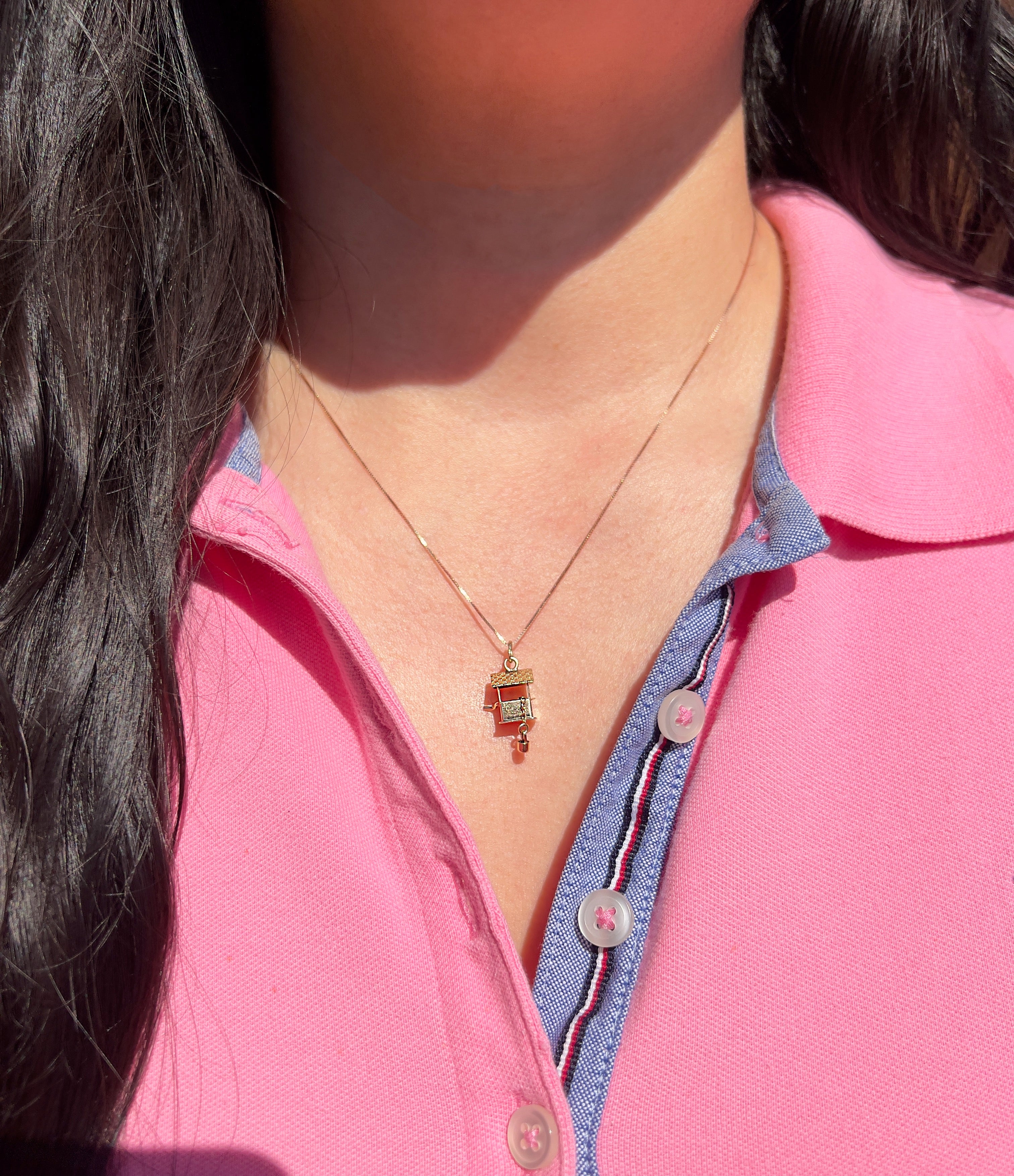 Vintage Wishing Well Charm