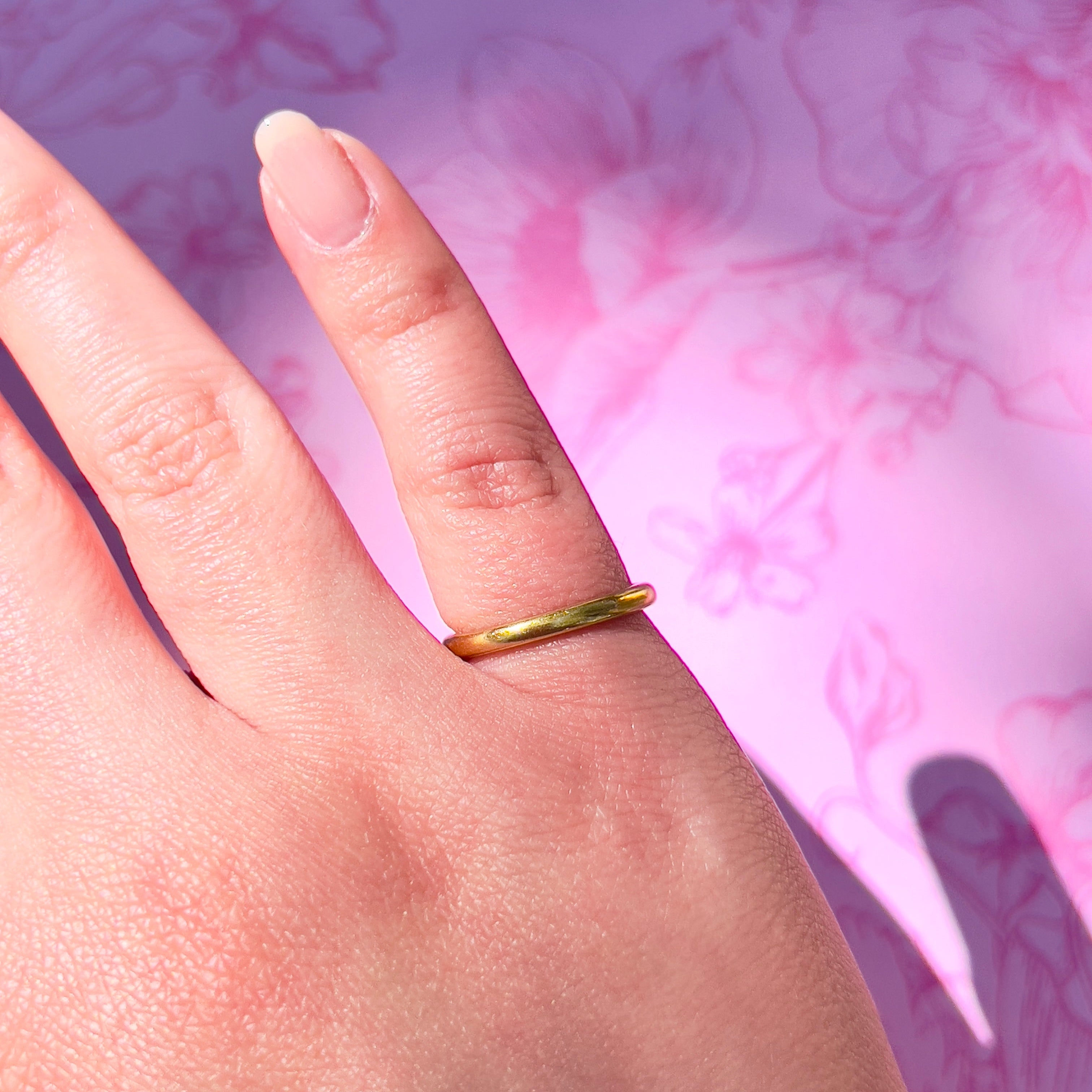 Antique Wedding Band, 20K, Size 5.25