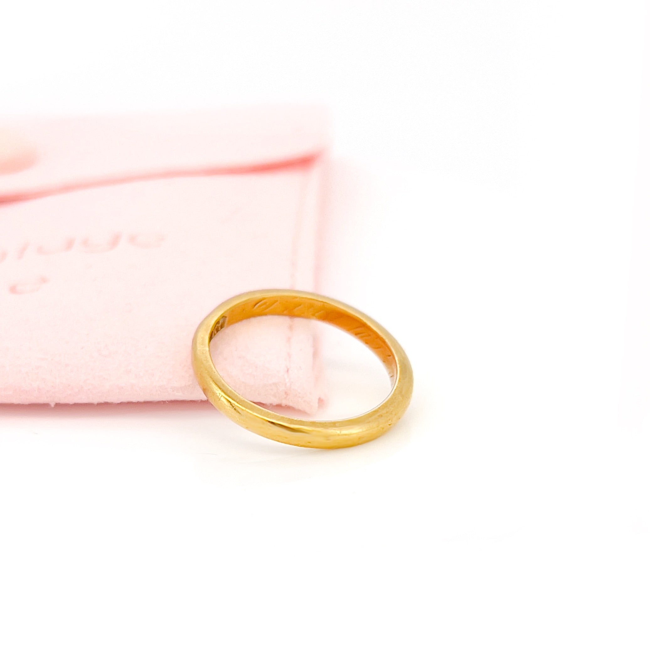 Antique Wedding Band, 20K, Size 5.25