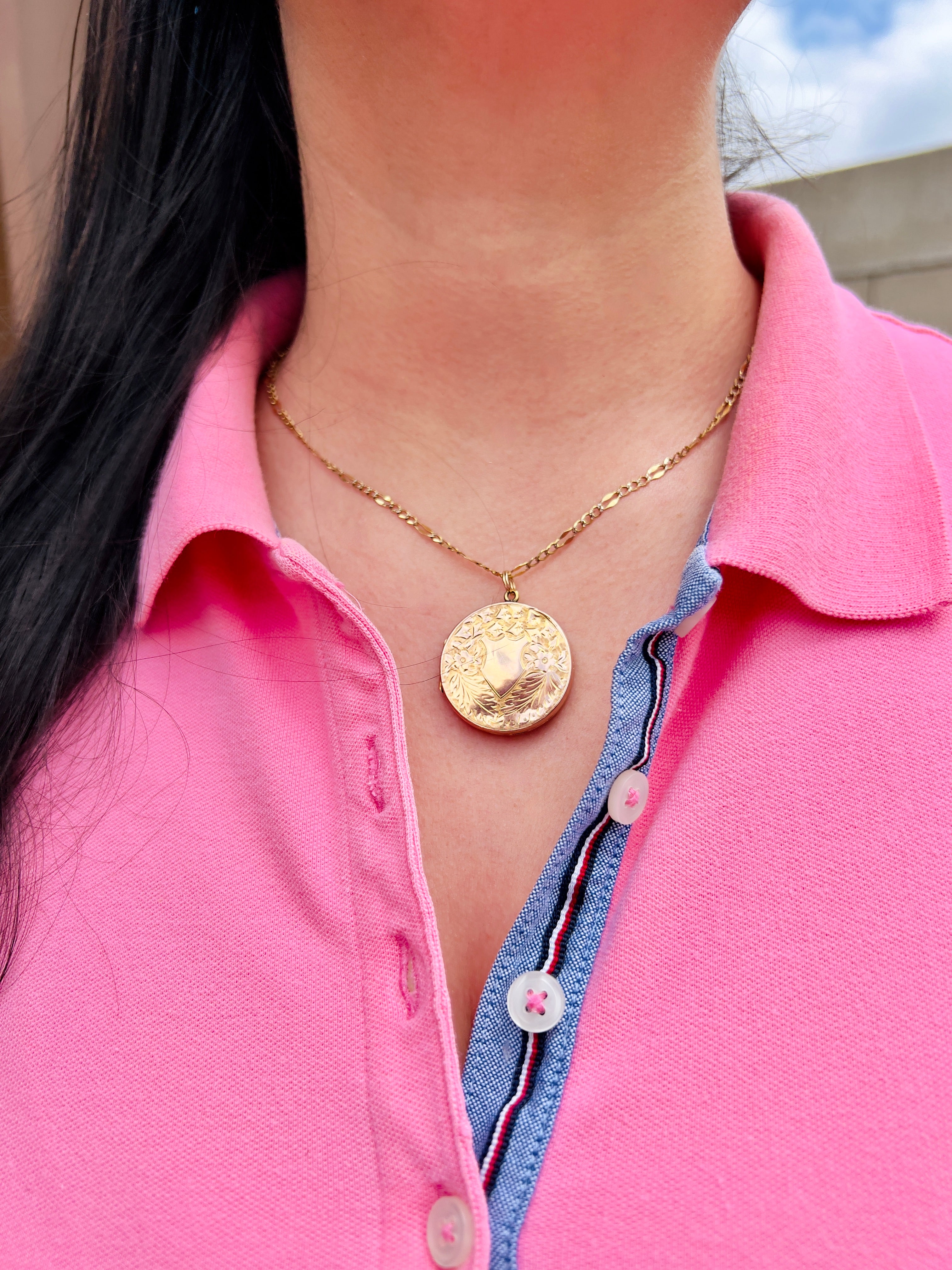 Antique Gold Locket, 9KT