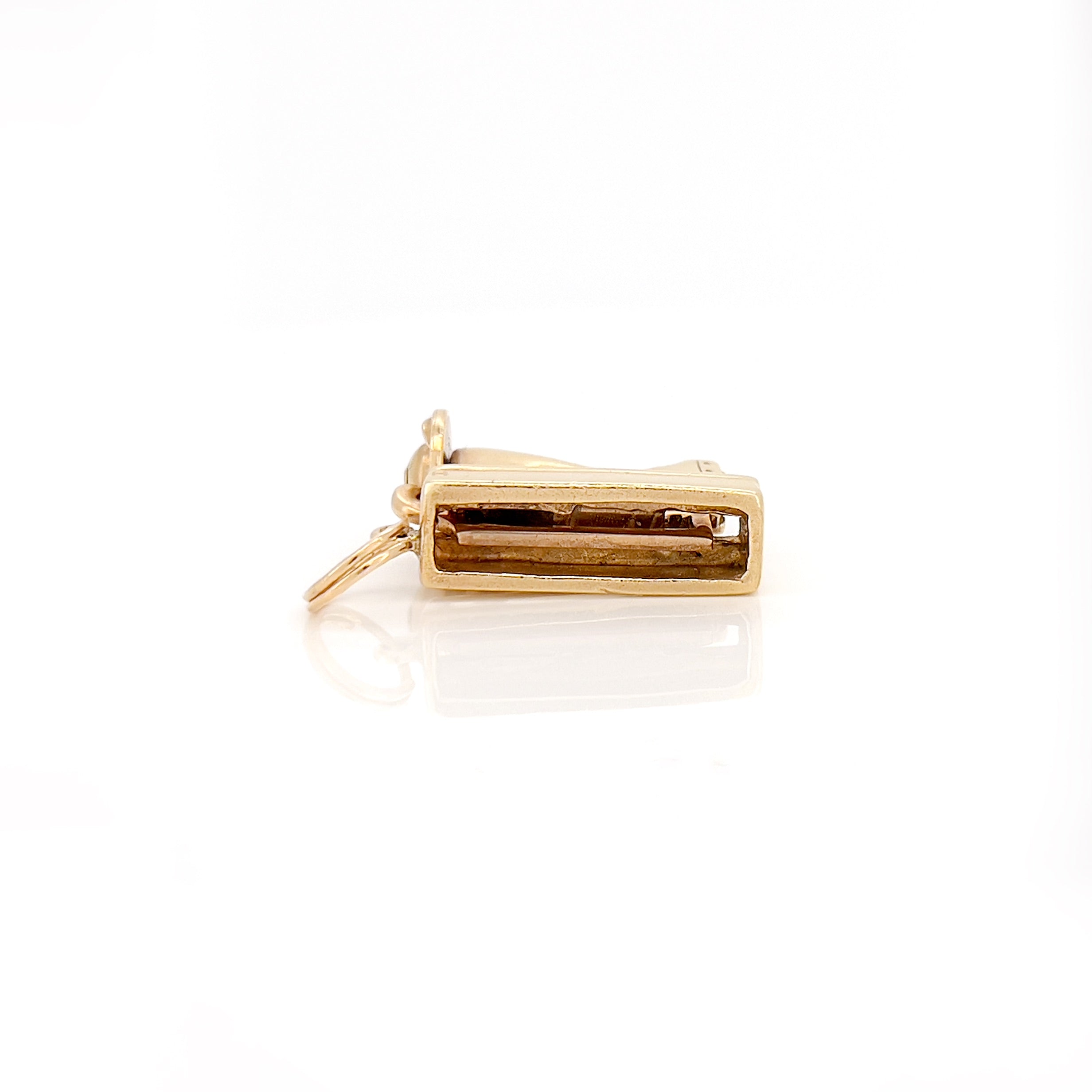 1960s Vintage 14K Articulating Sewing Machine Charm