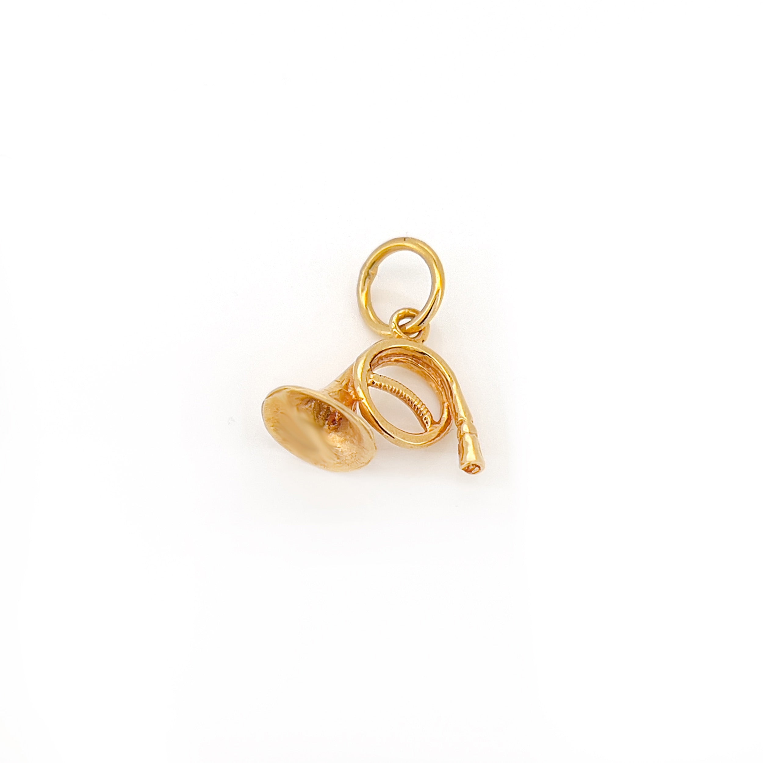 Vintage 18K French Horn Charm