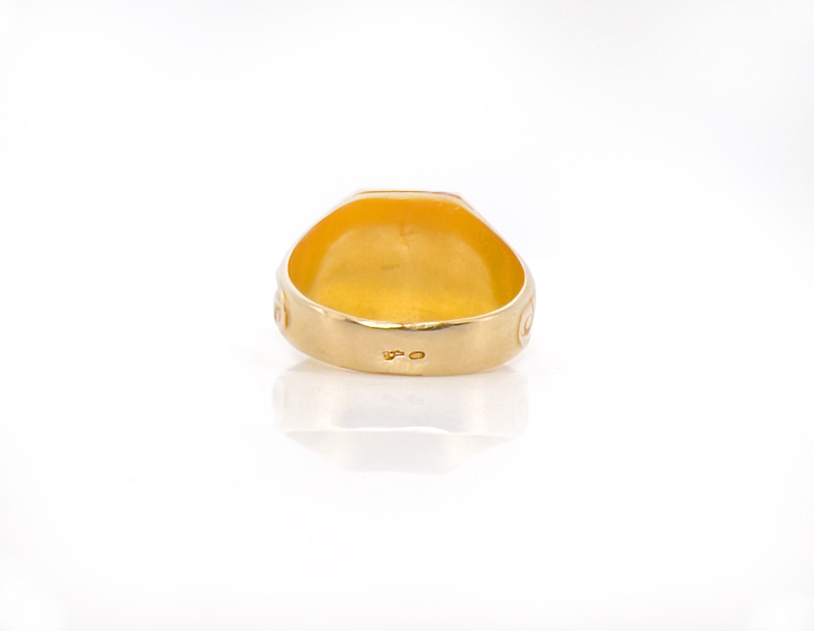 Antique Dutch Signet Ring, 14K Gold