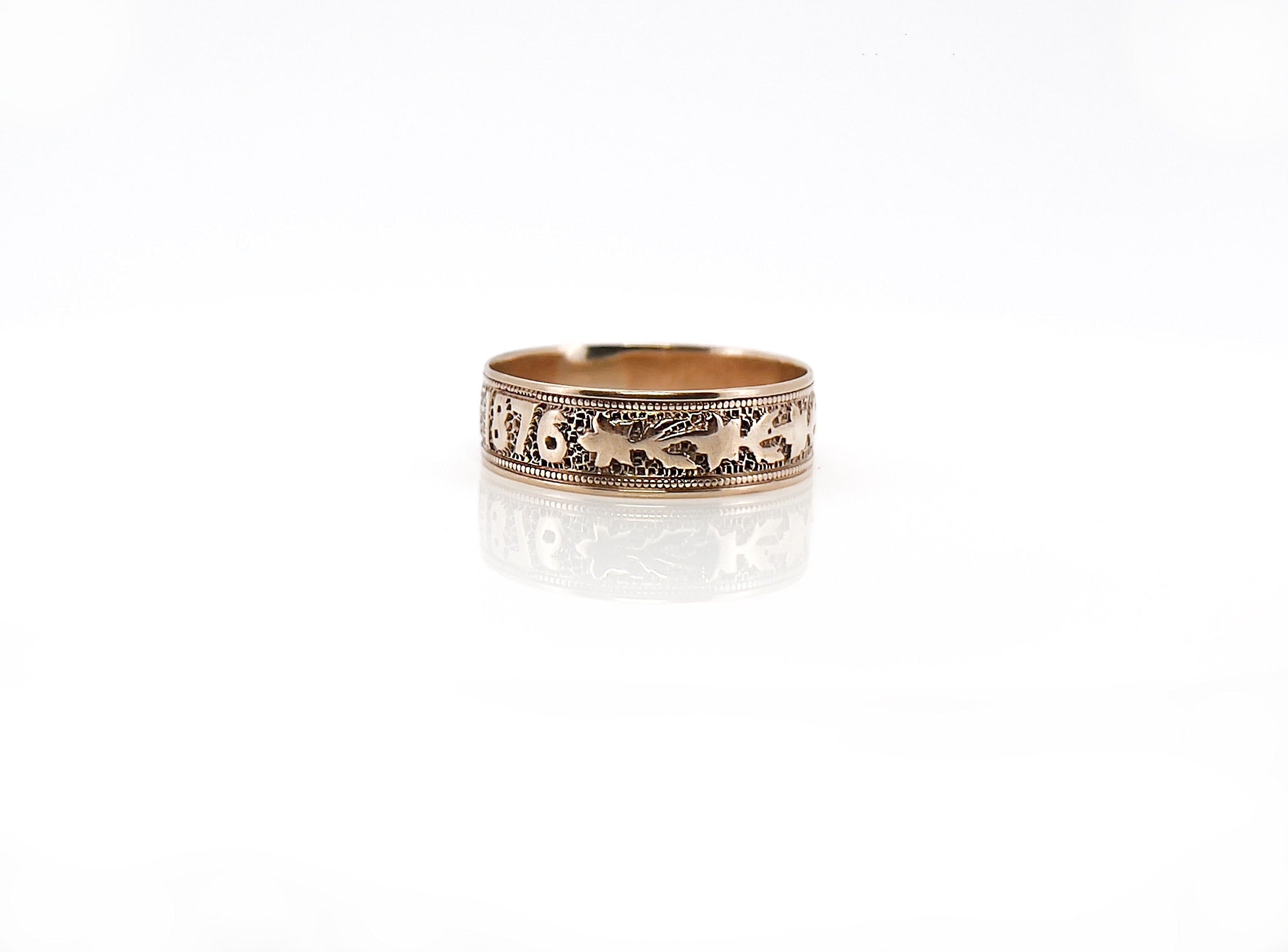 Antique Centennial Ring, 1776 & 1876, 10K, Size 9.5