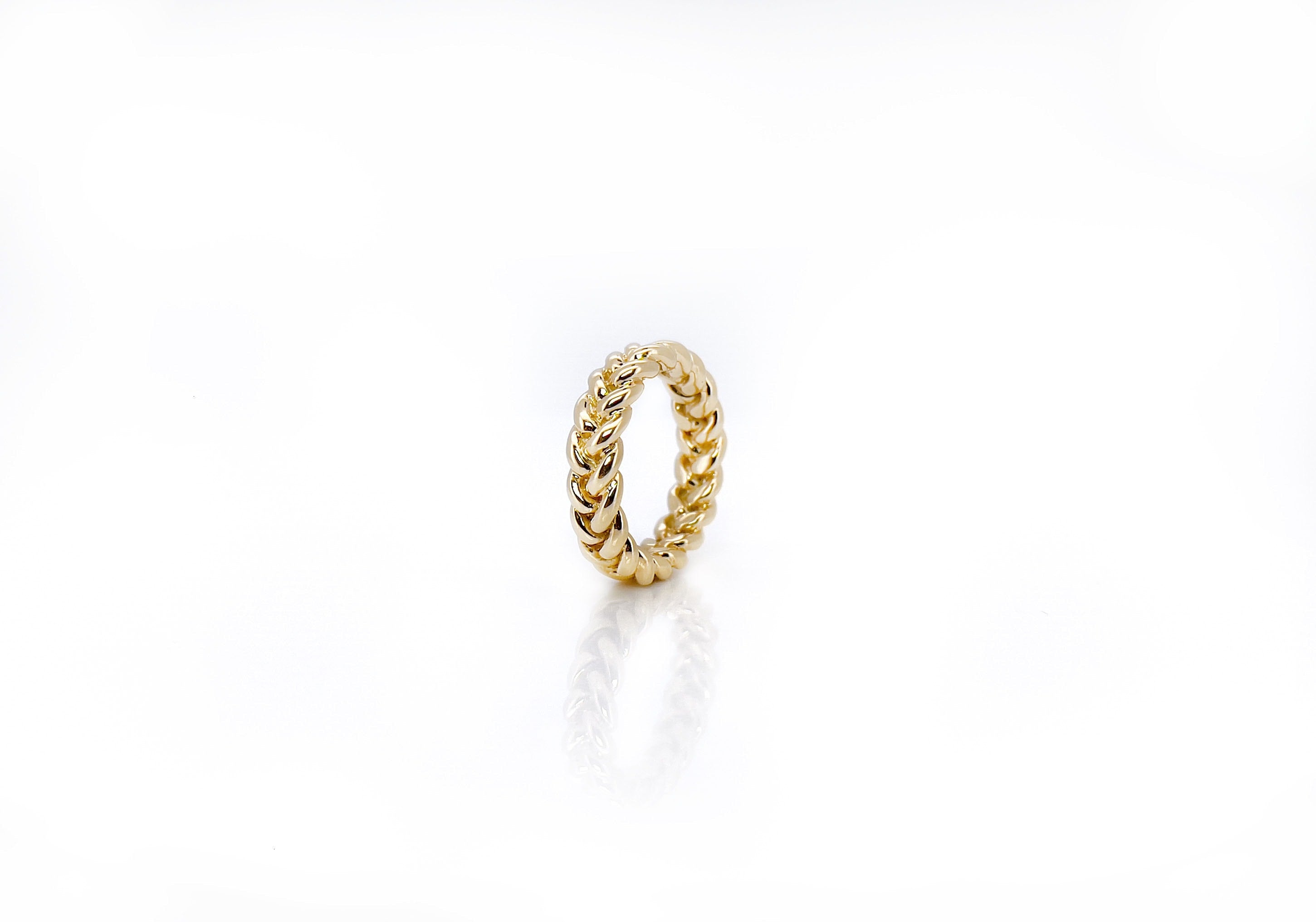 Vintage Tiffany & Co. Braided Ring, 18K, Size 4