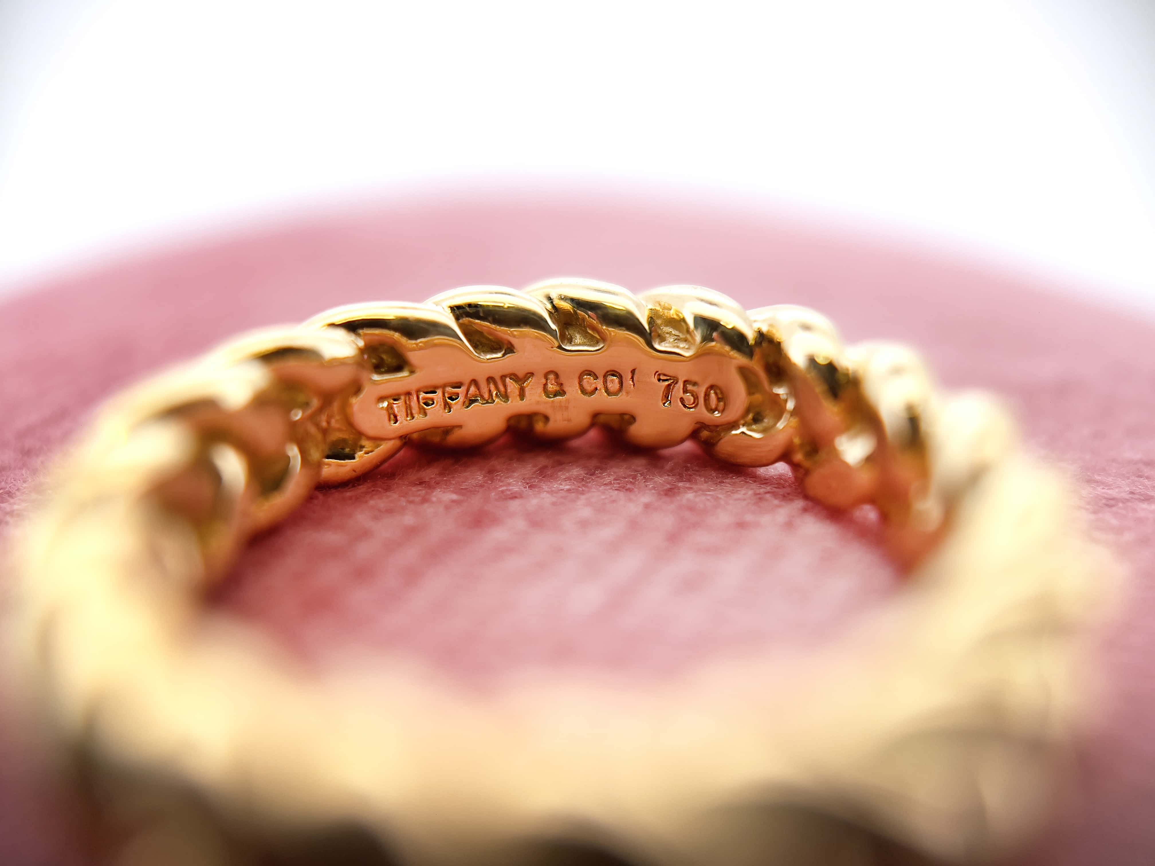 Vintage Tiffany & Co. Braided Ring, 18K, Size 4