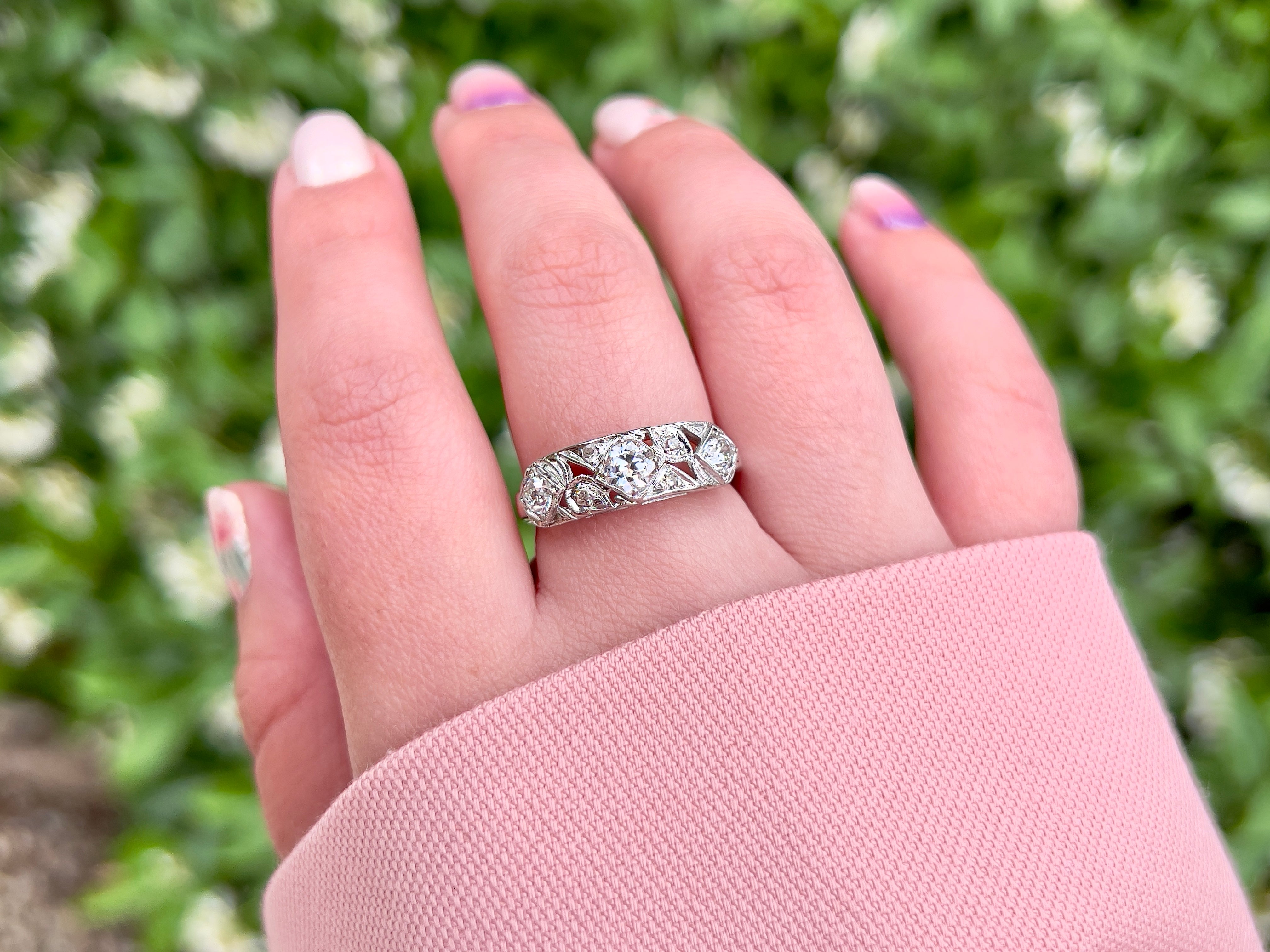 Vintage Old European, Transitional, and Single Cut Diamond Ring, 0.70 cts, 14K