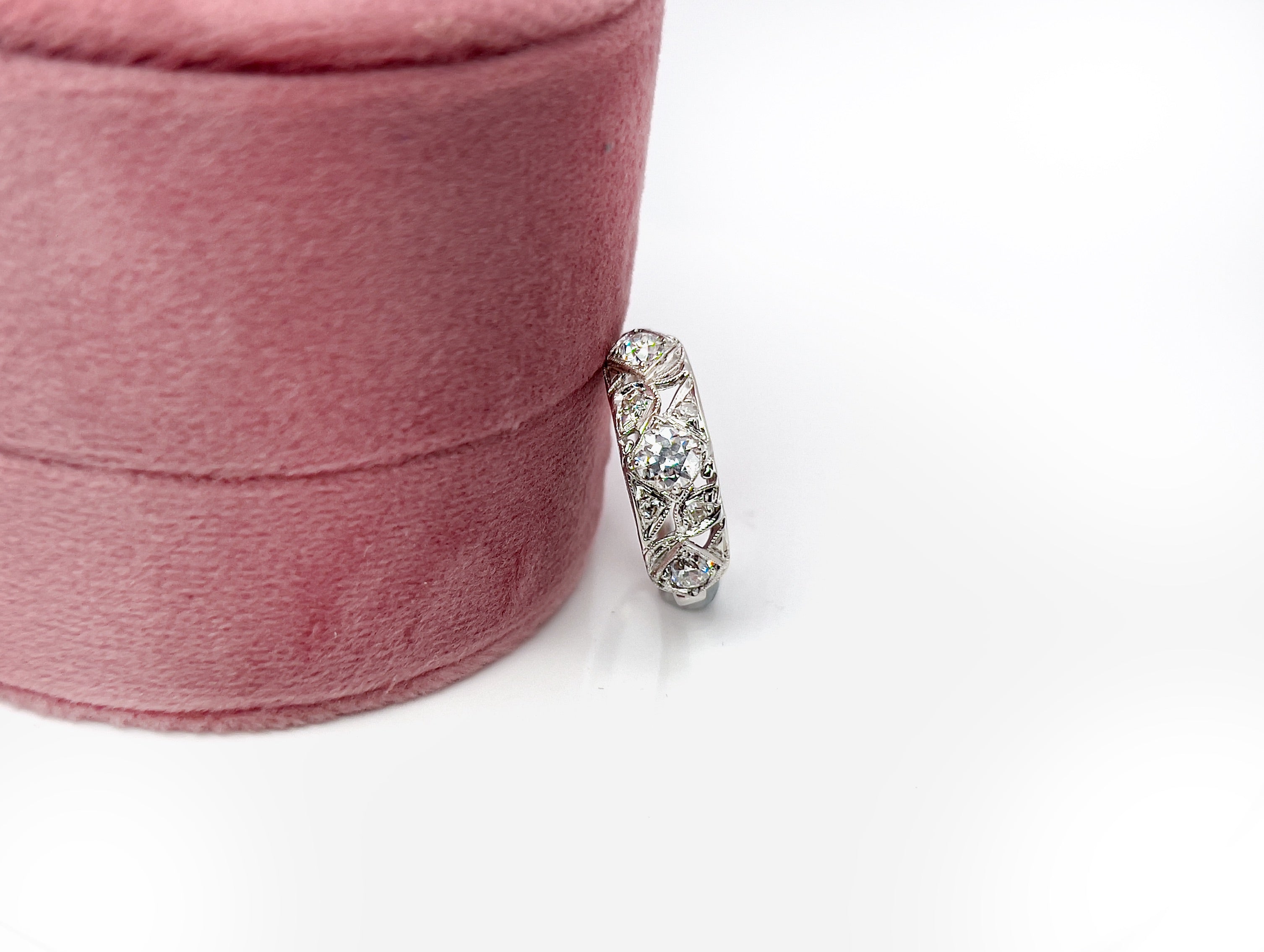 Vintage Old European, Transitional, and Single Cut Diamond Ring, 0.70 cts, 14K