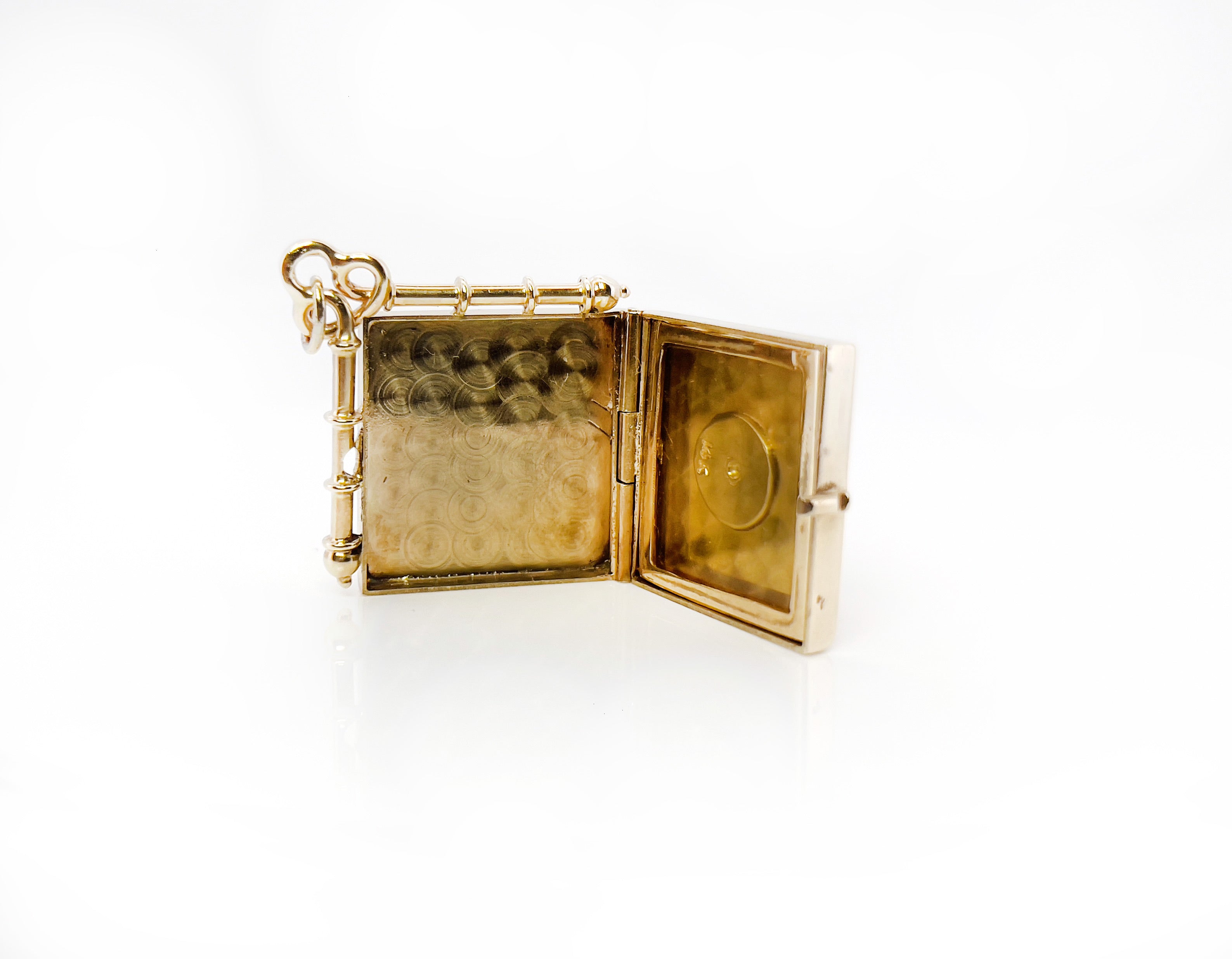 Victorian Ruby Locket, Antique, 14K