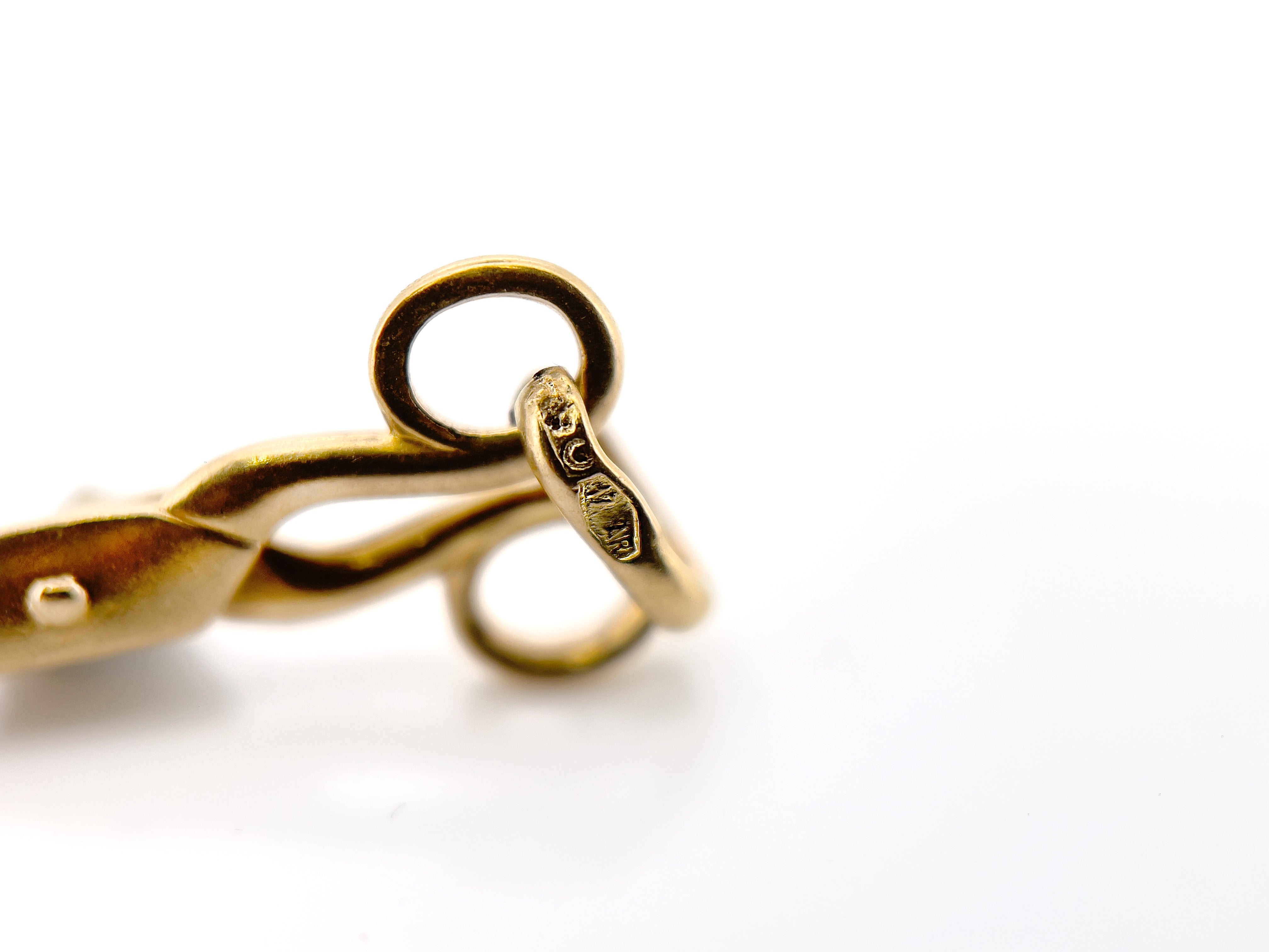 Vintage Scissors Charm, 18K