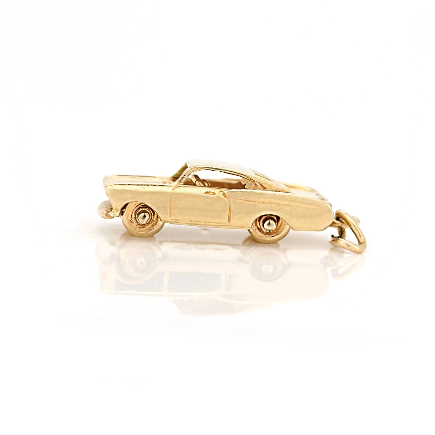 1960s Vintage 14K Articulating Car Charm