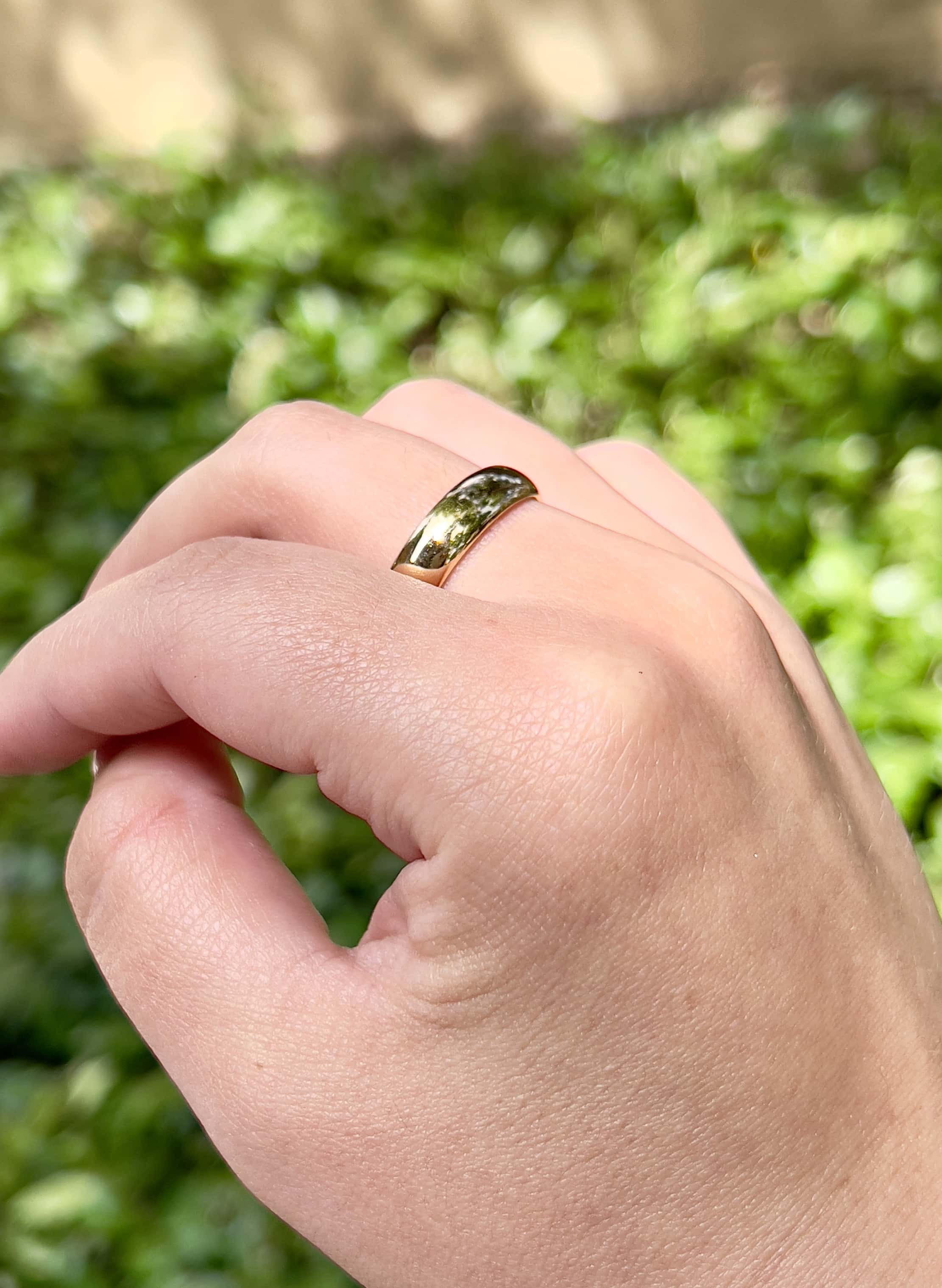 Antique Wedding Ring, Birmingham 1916, 18K, Size 9
