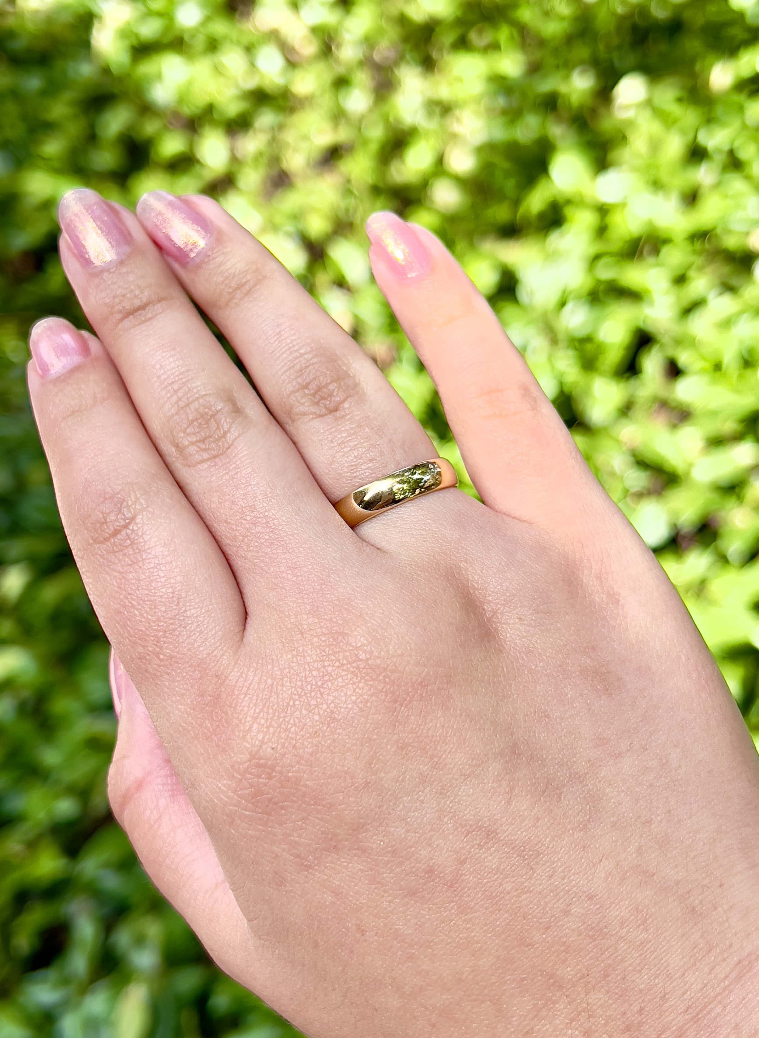 Vintage Wedding Ring, Birmingham 1925, 18K, Size 7.75