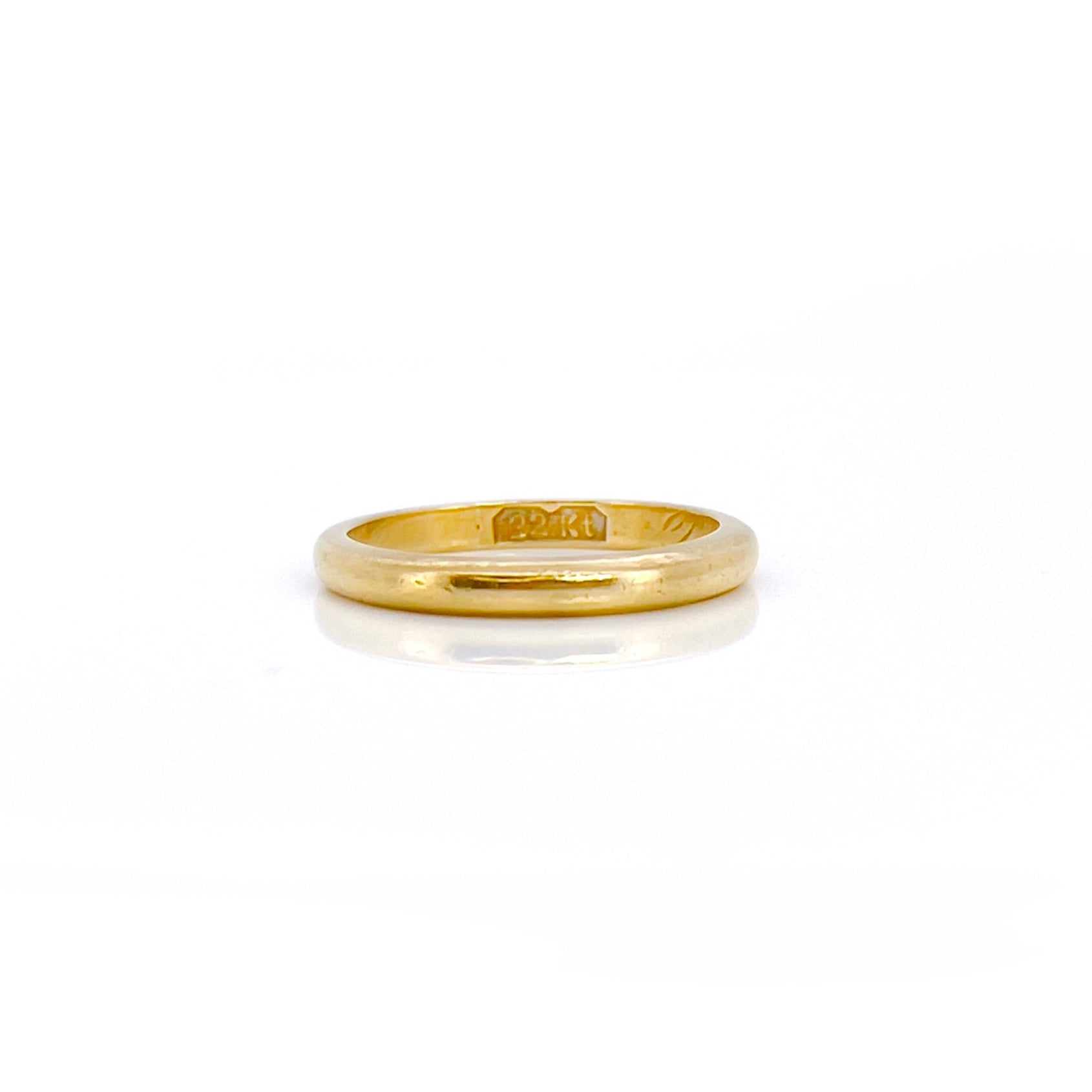 Antique Wedding Band, 20K, Size 5.25