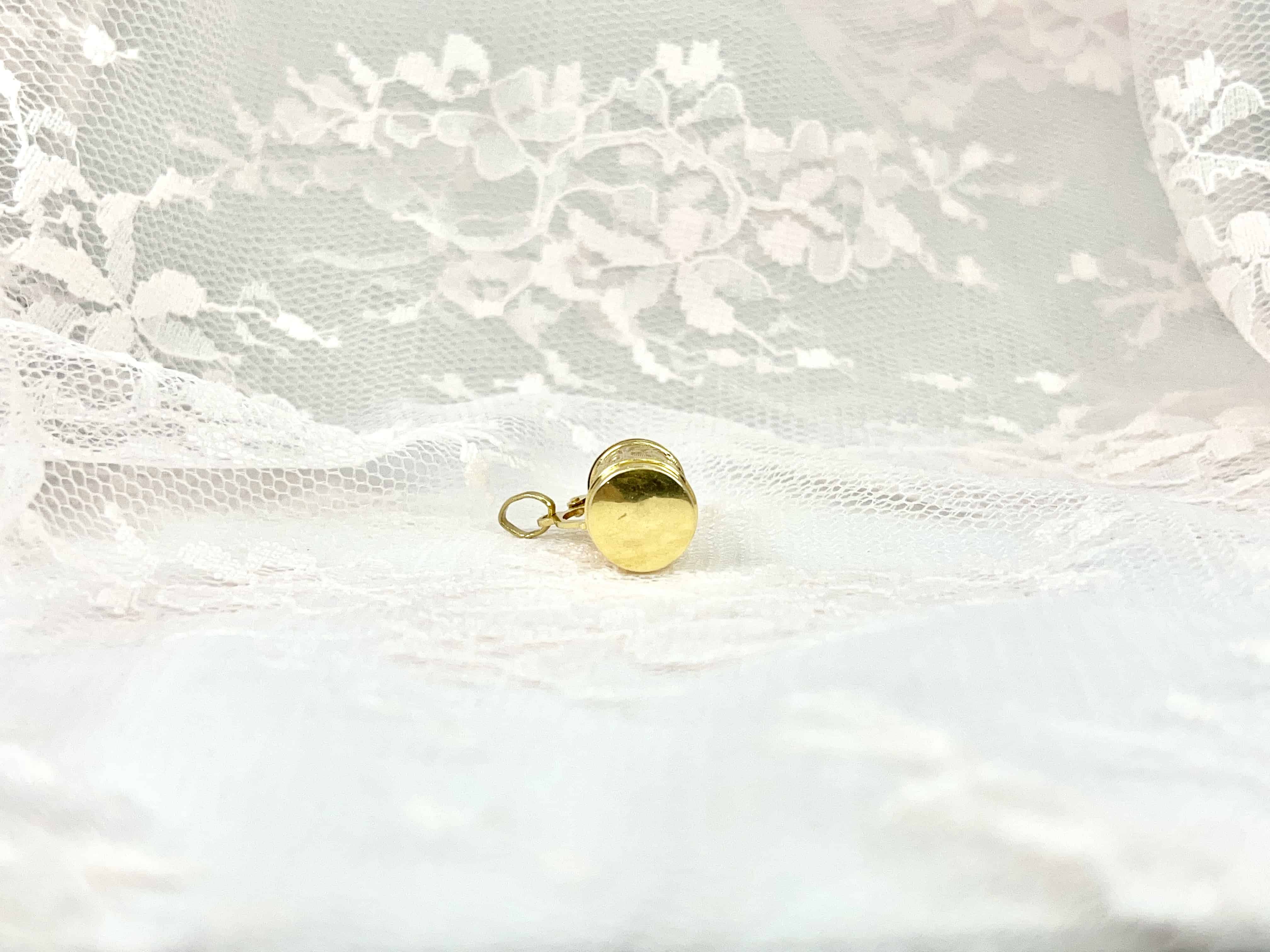 Vintage Beer Stein Charm, 18K