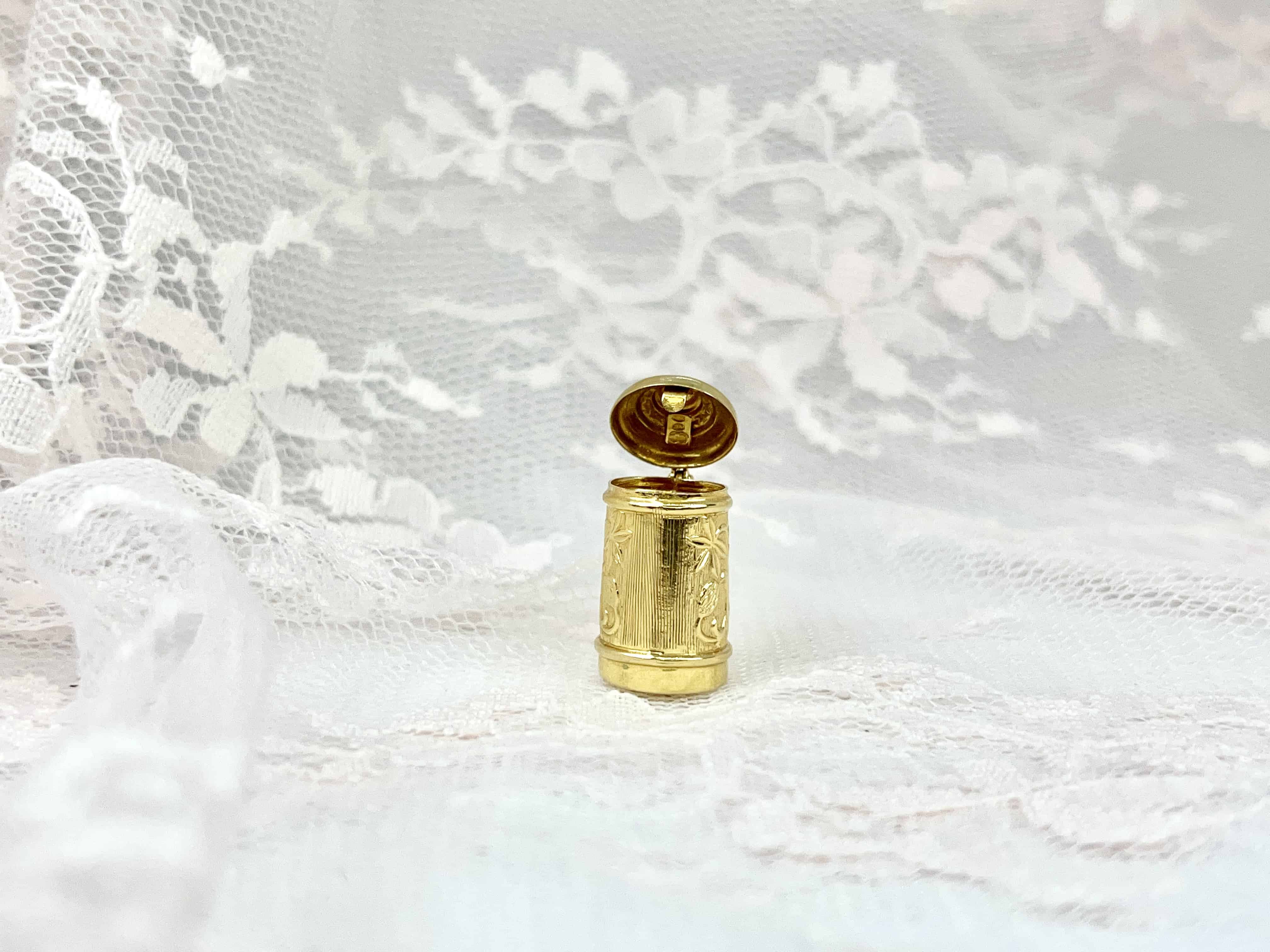 Vintage Beer Stein Charm, 18K