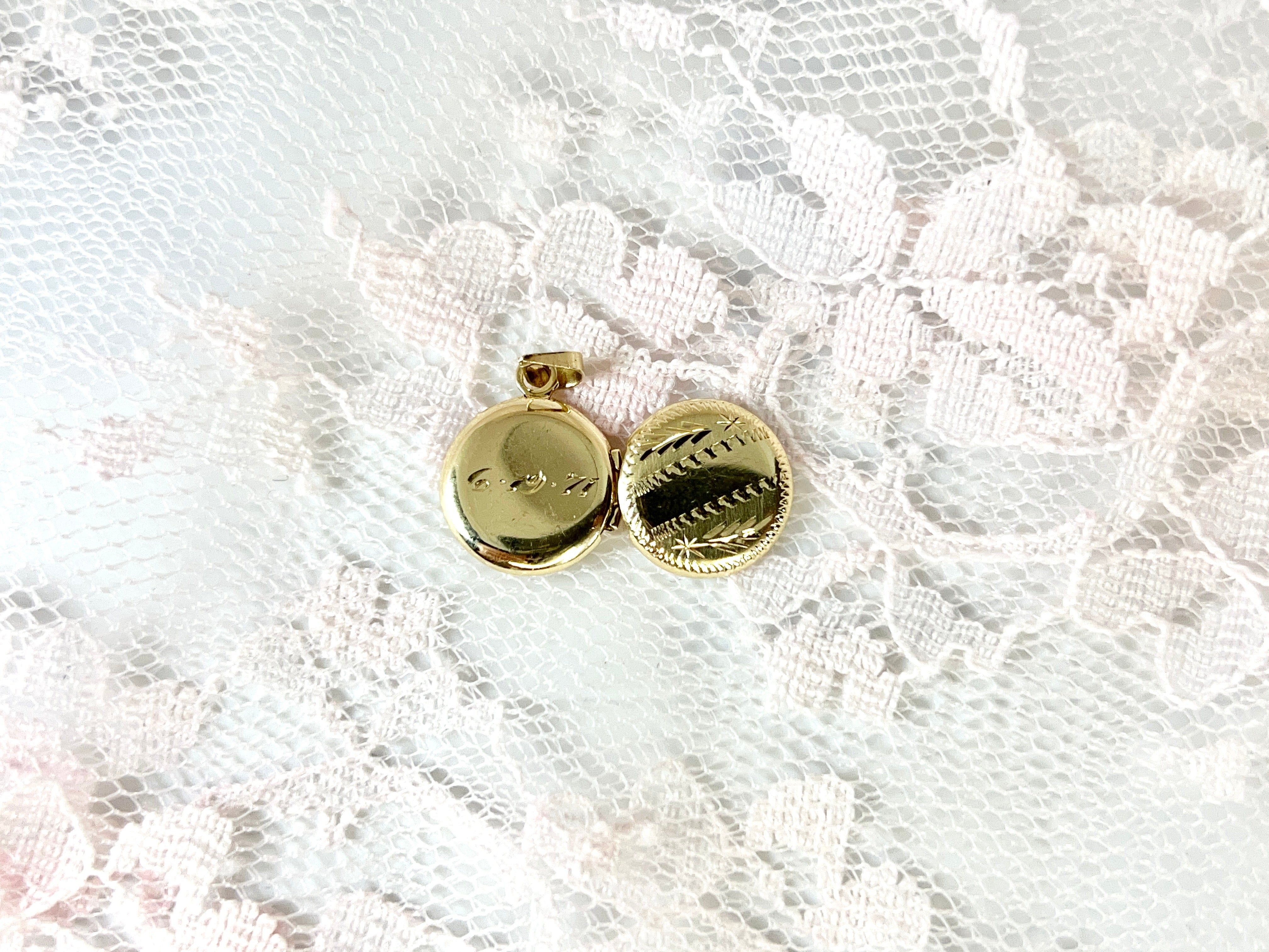 Mini Locket, 6-19-71, 14K