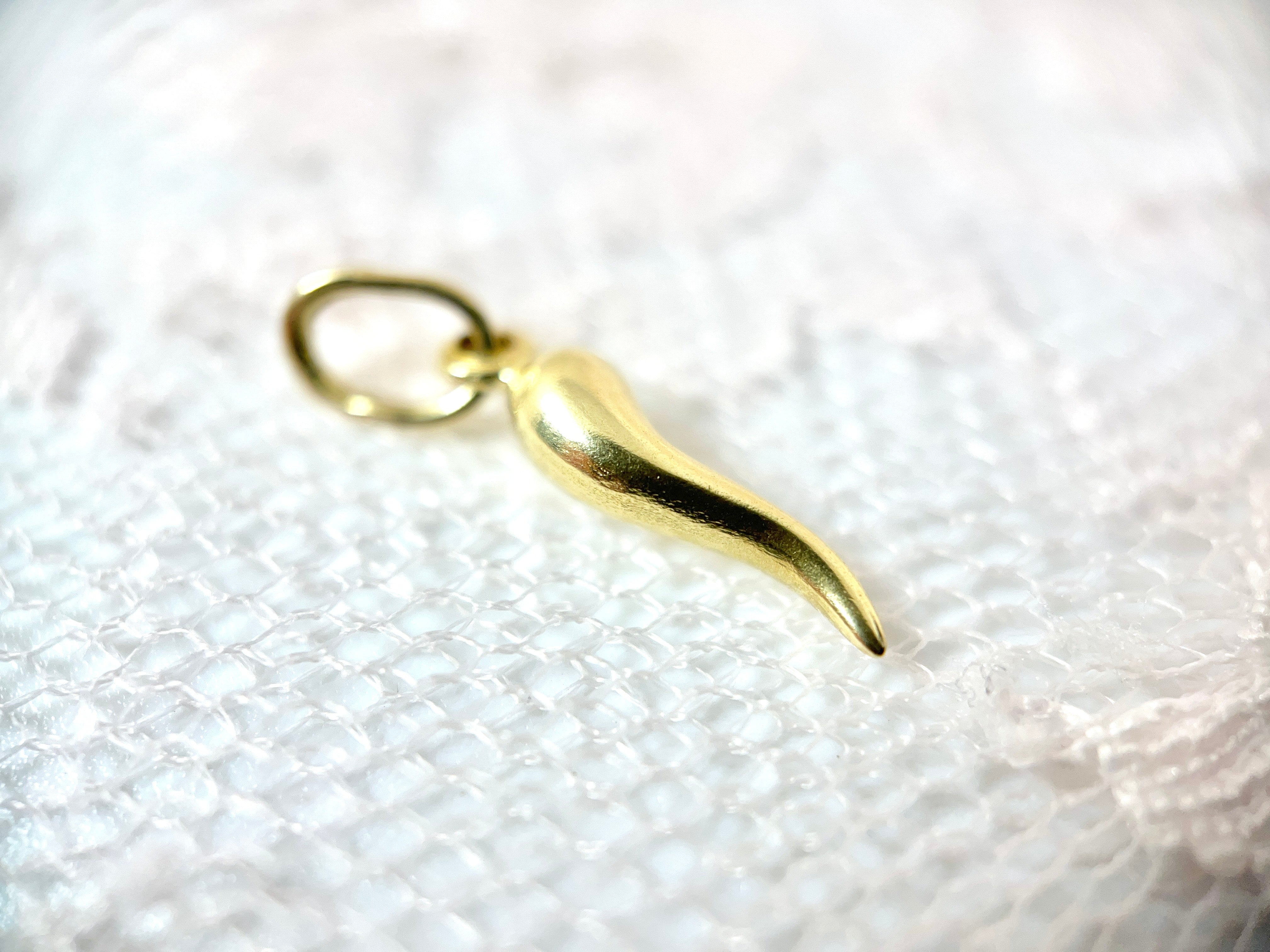 Mini Cornicello, 14K