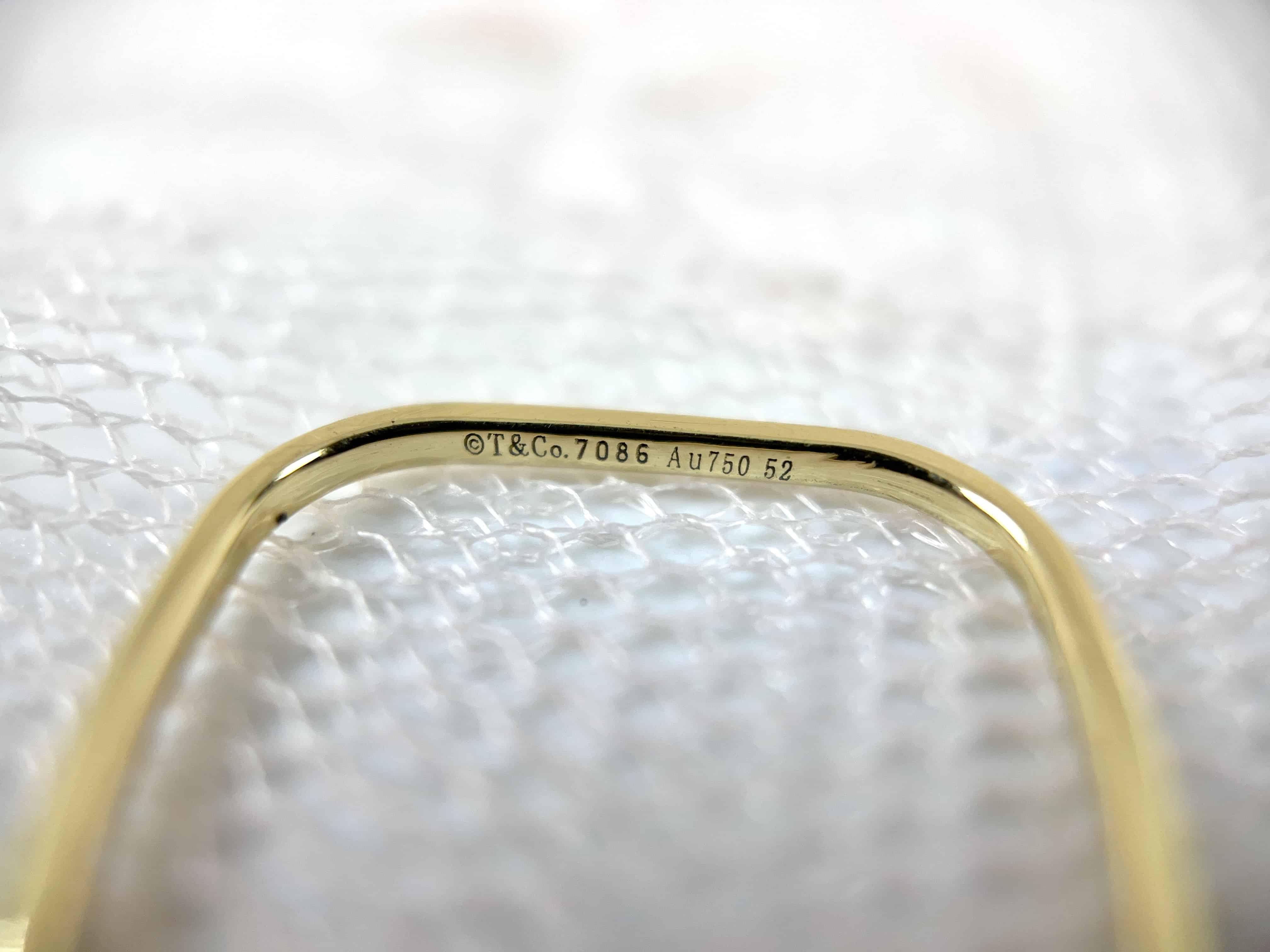 T&Co. Square Diamond Ring, Size 6.75 to 7
