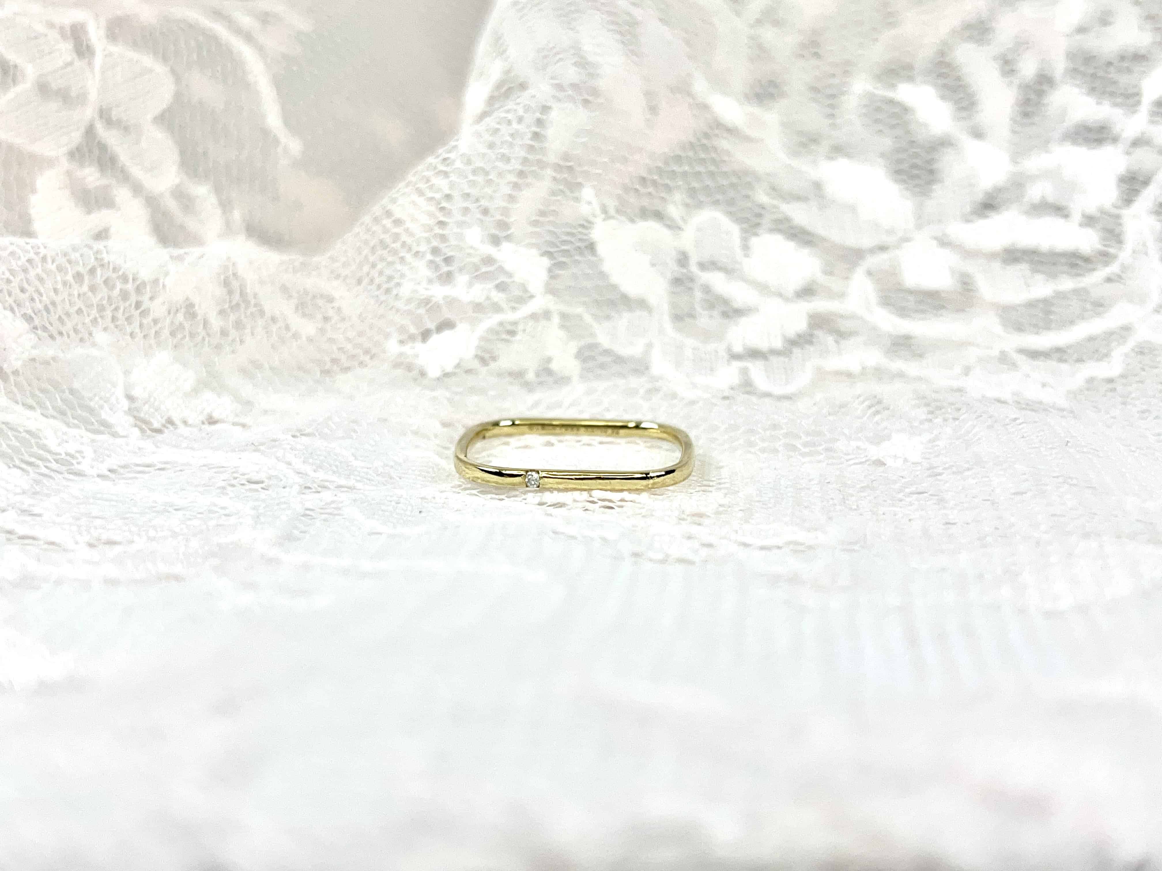 T&Co. Square Diamond Ring, Size 6.75 to 7