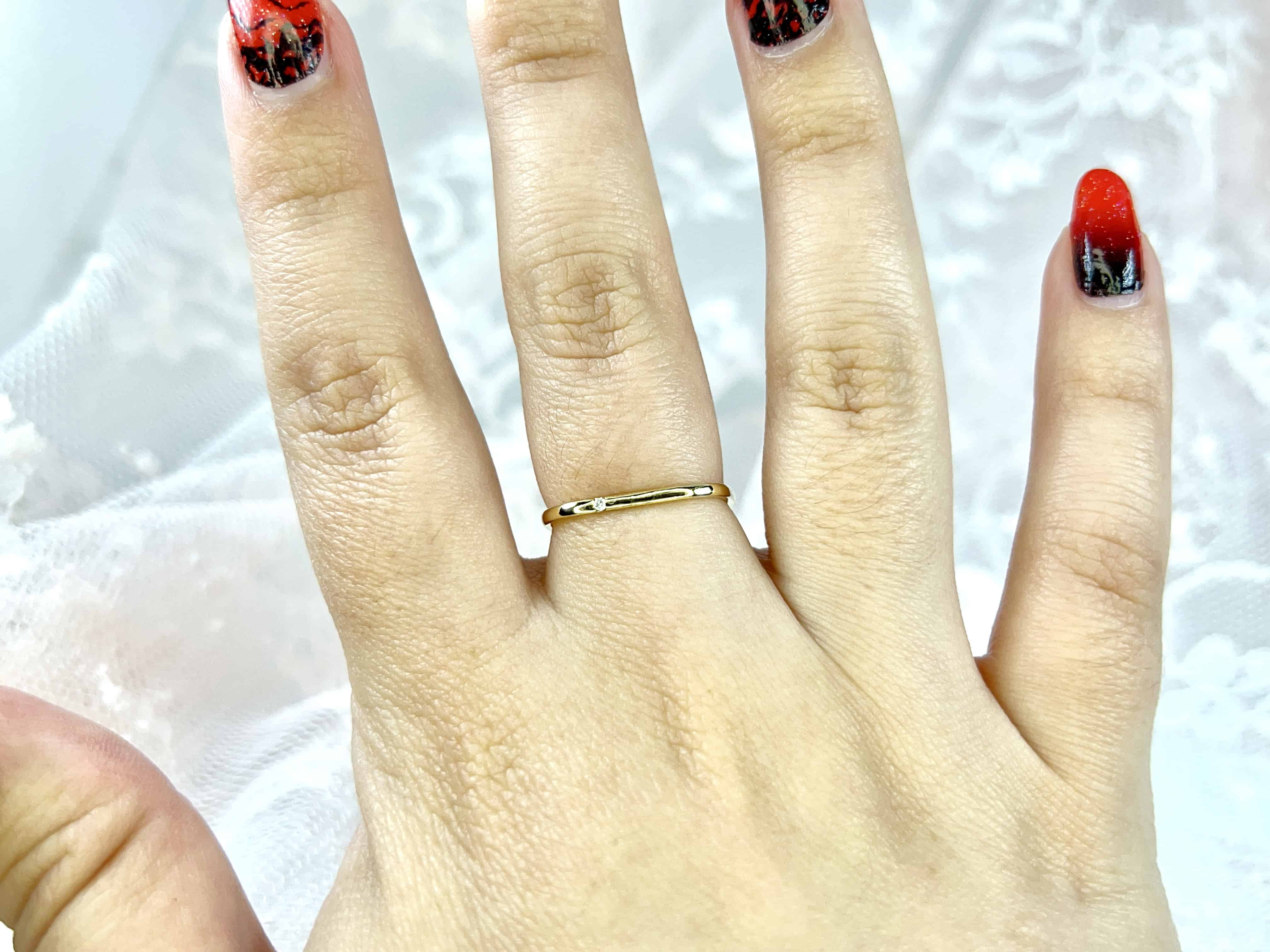 T&Co. Square Diamond Ring, Size 6.75 to 7