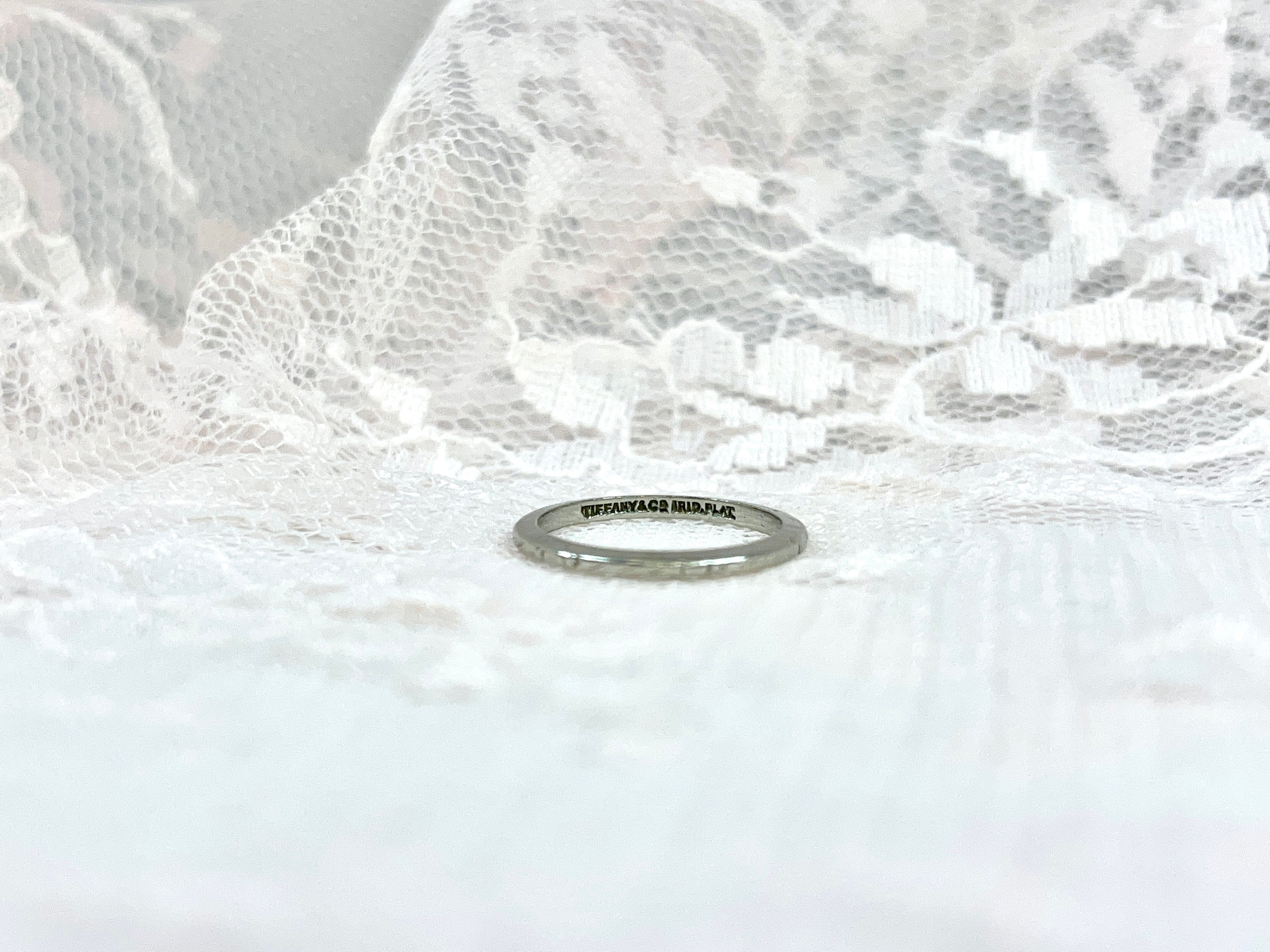 Vintage Tiffany & Co. Platinum Wedding Ring