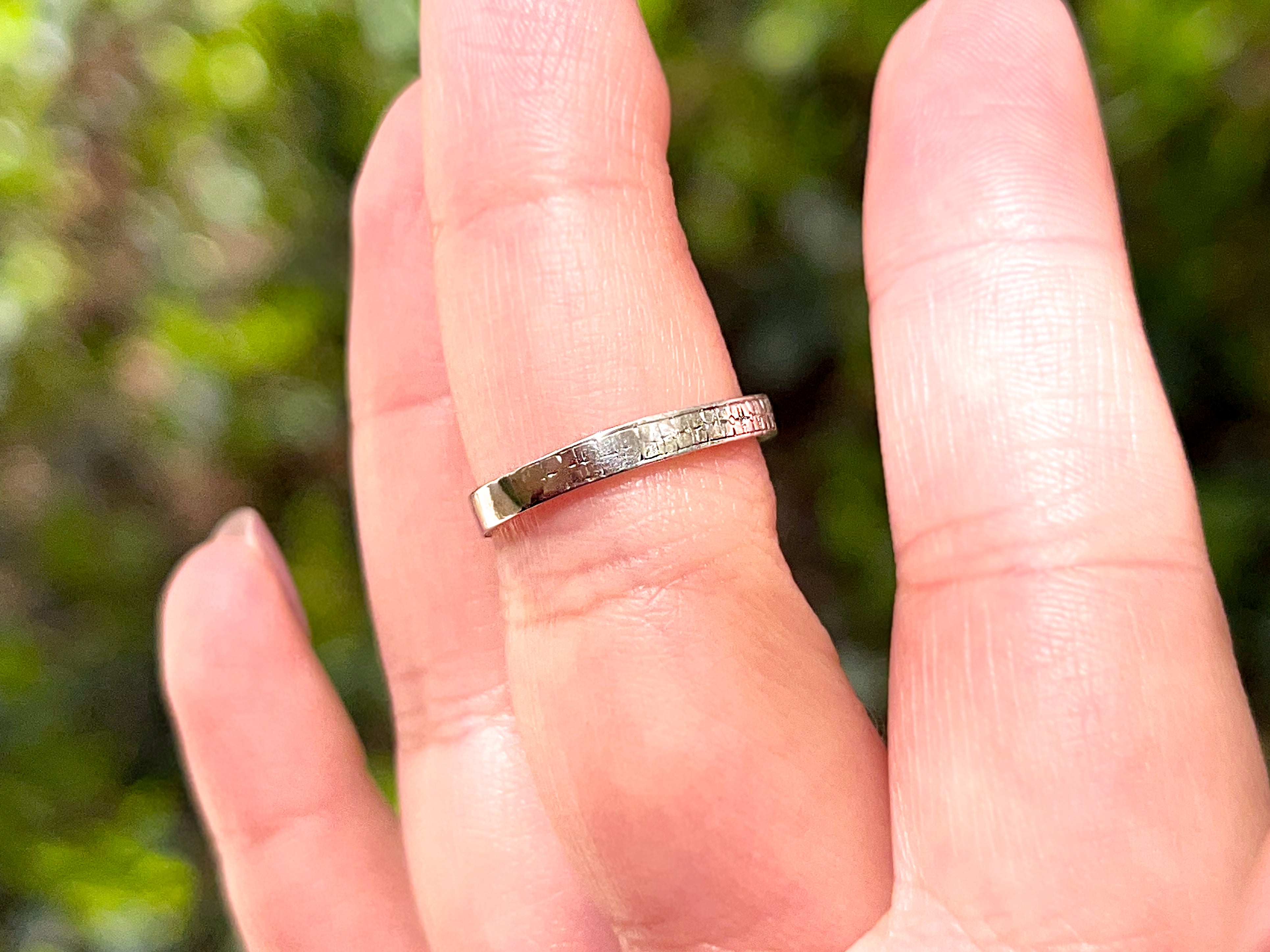 Art Deco Single Cut Diamond Ring, Orange Blossom, Platinum
