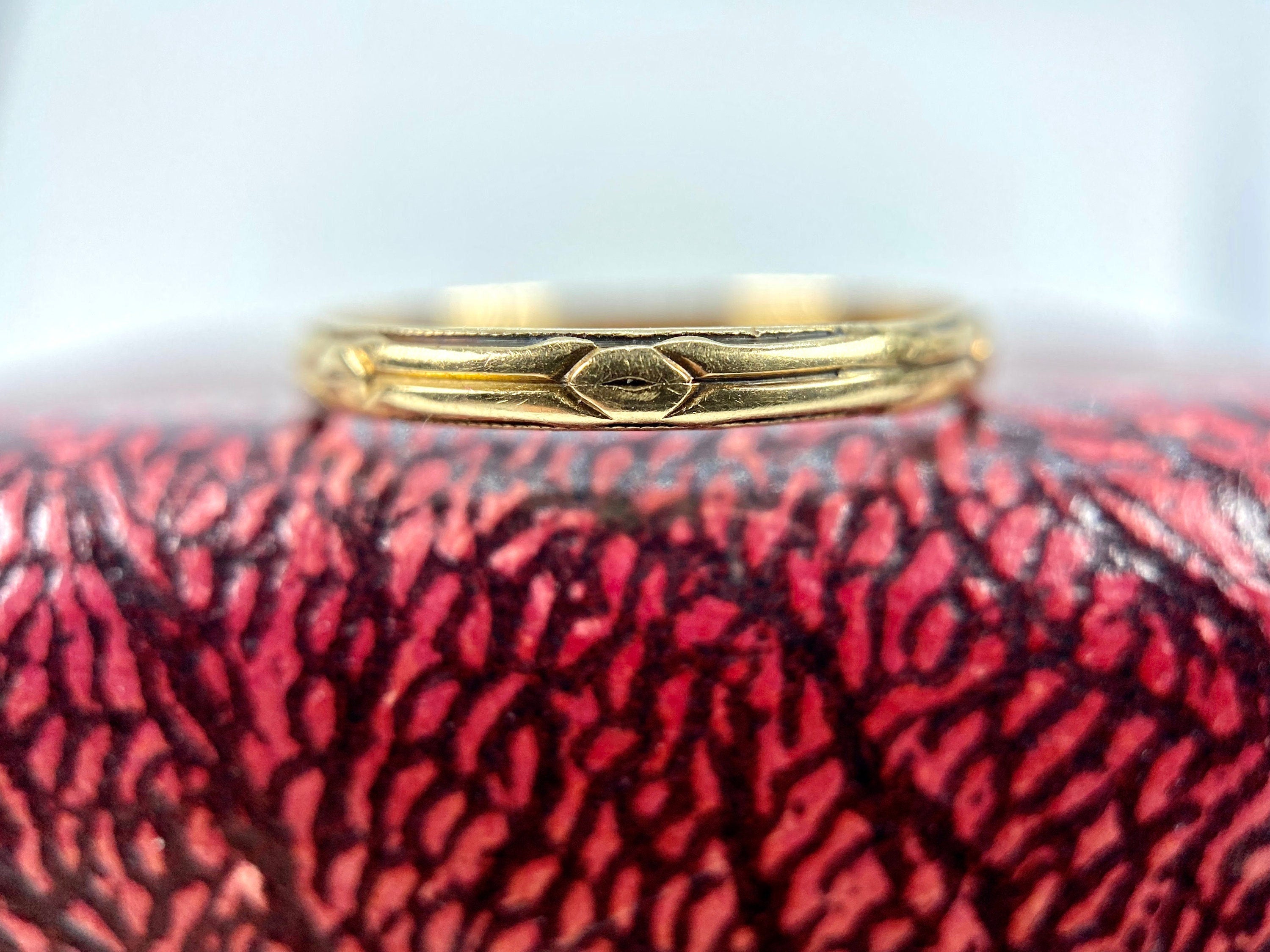 Vintage 14K Wedding Band, Size 5