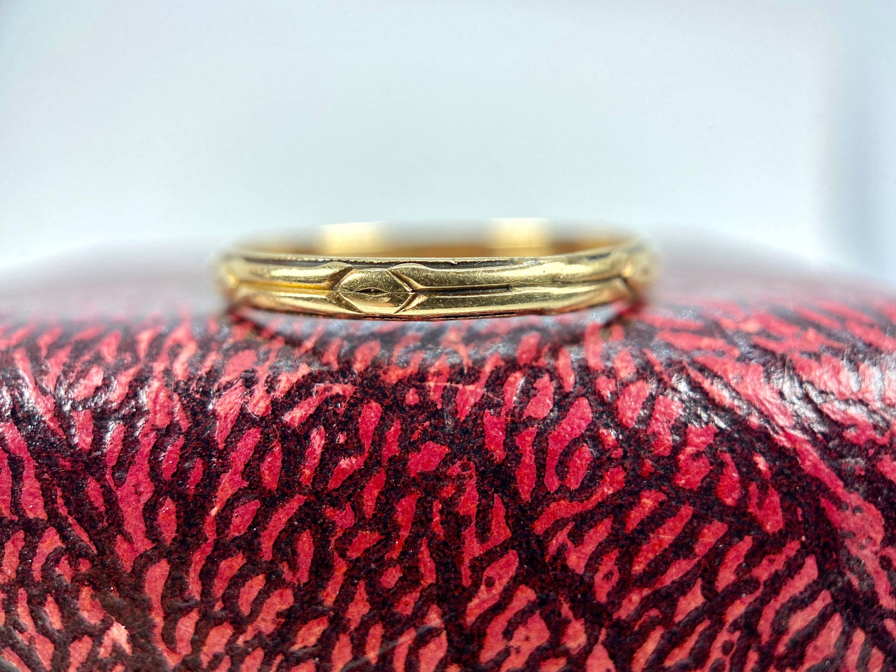 Vintage 14K Wedding Band, Size 5