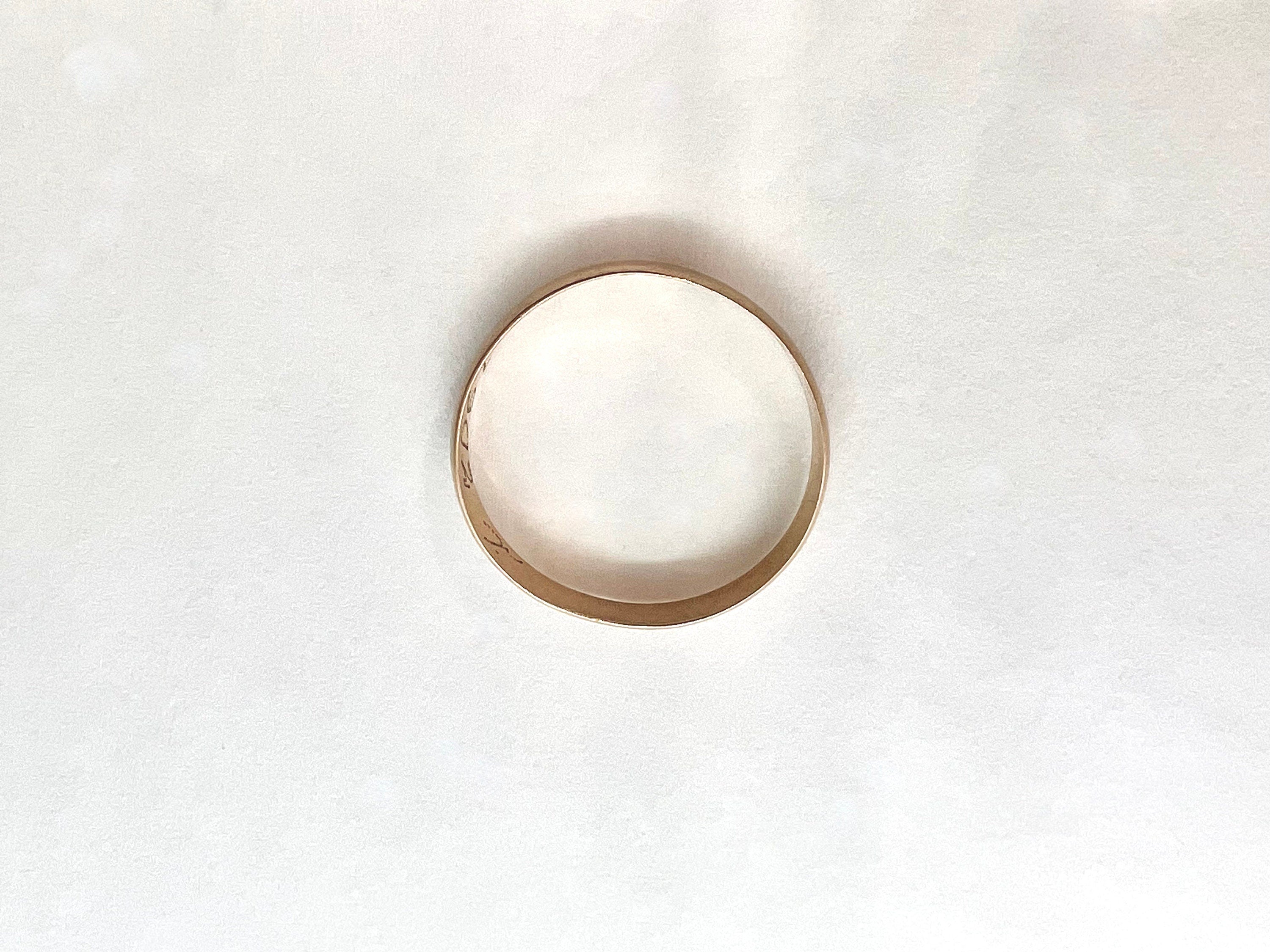 Antique 14K Russian Wedding Band, 1902