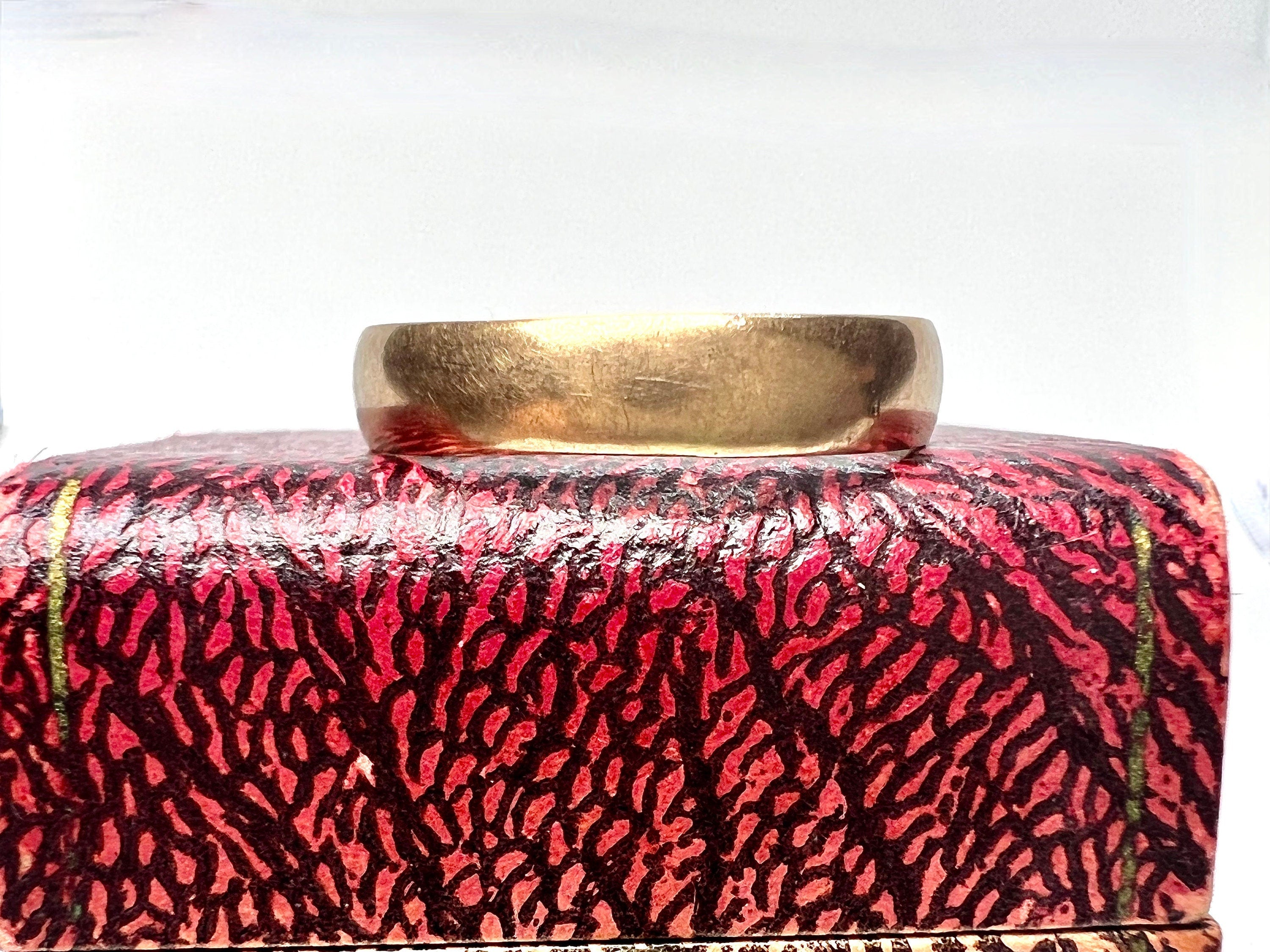 Antique 14K Russian Wedding Band, 1902