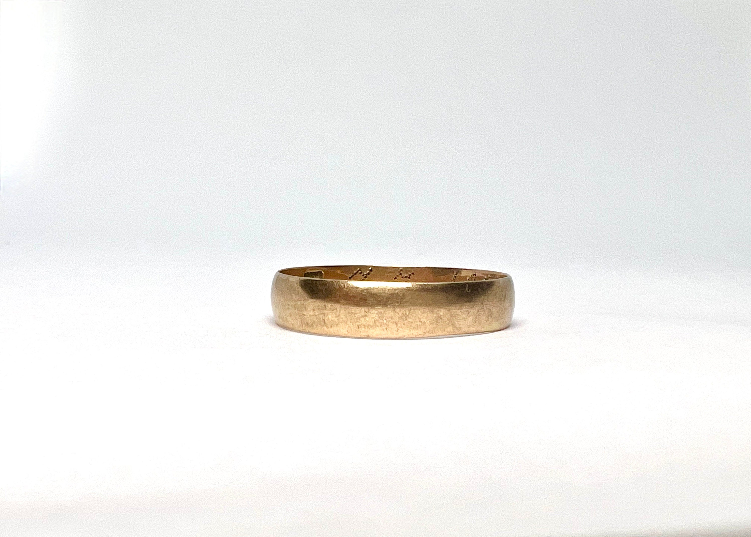 Antique 14K Russian Wedding Band, 1902
