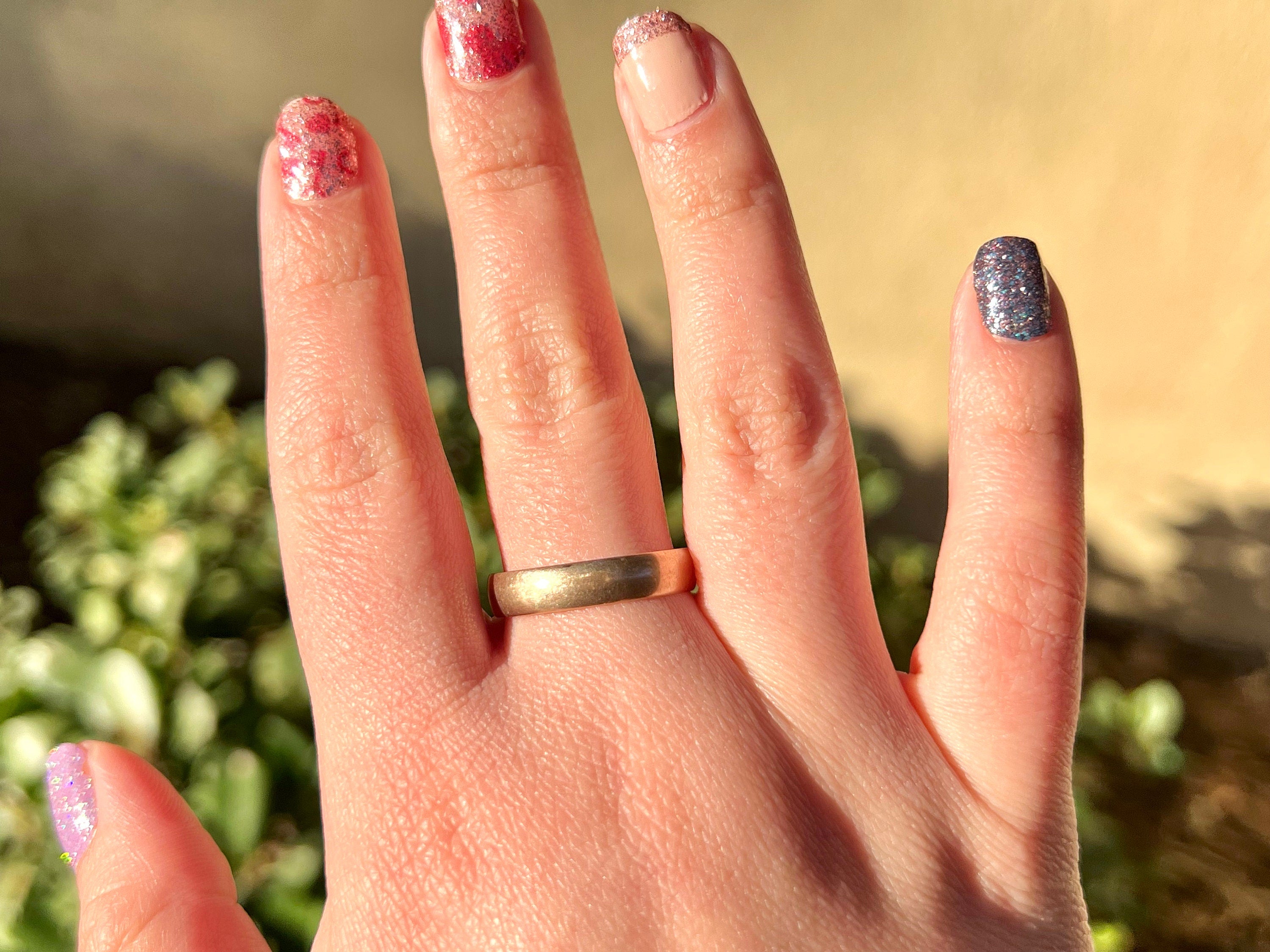 Antique 14K Russian Wedding Band, 1902