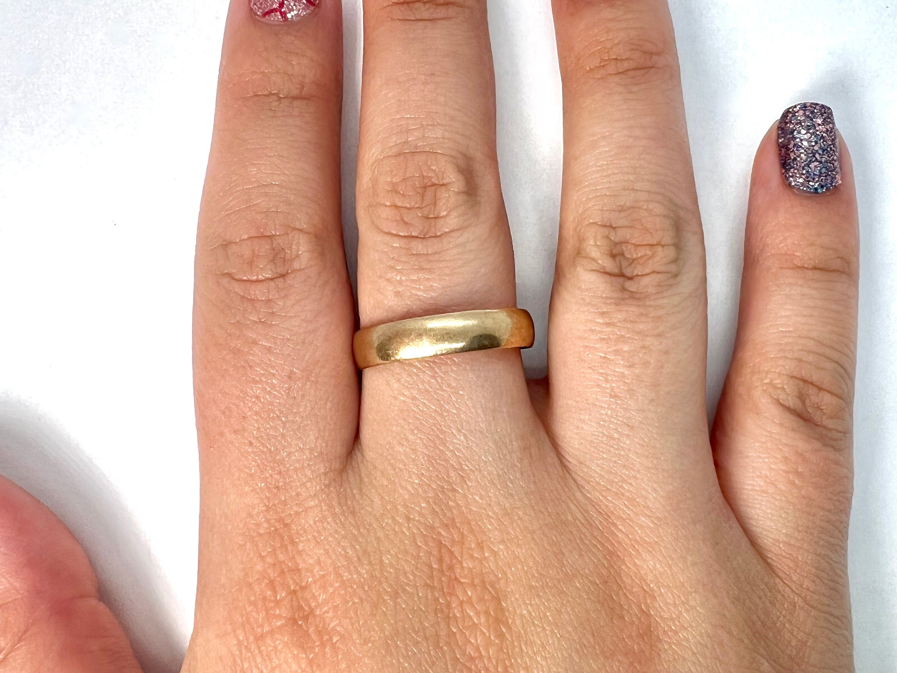 Antique 14K Russian Wedding Band, 1902