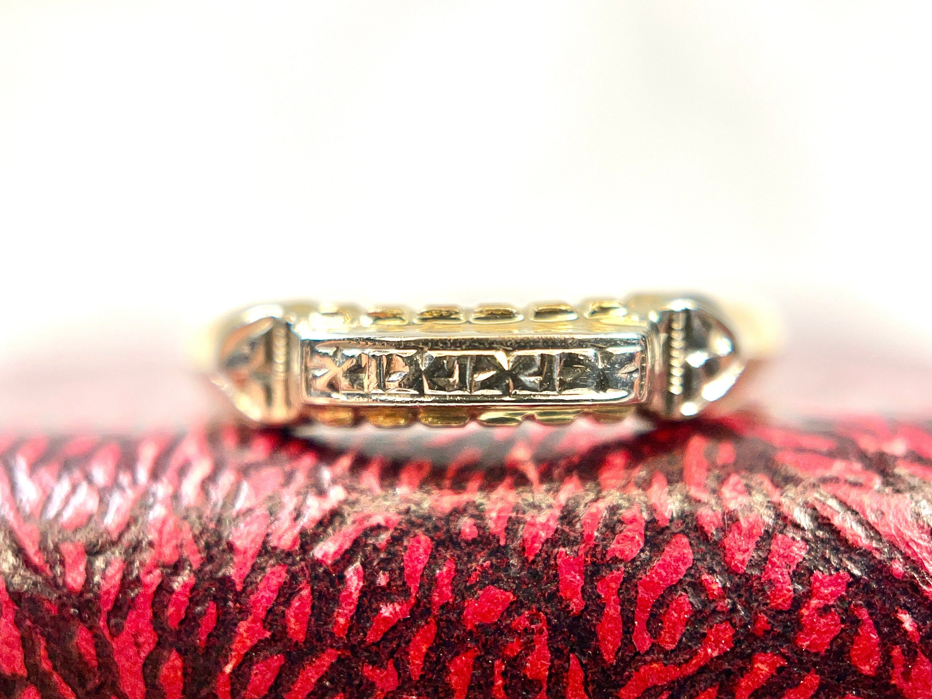 Vintage Two Tone Band, Size 6.5