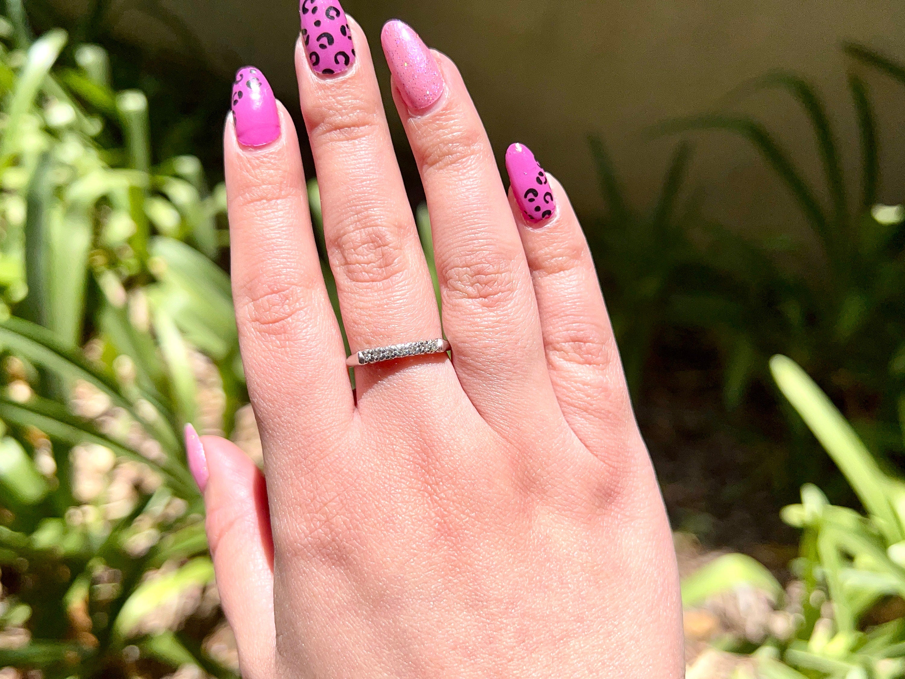 Vintage Platinum Single Cut Diamond Ring, SIze 7.25