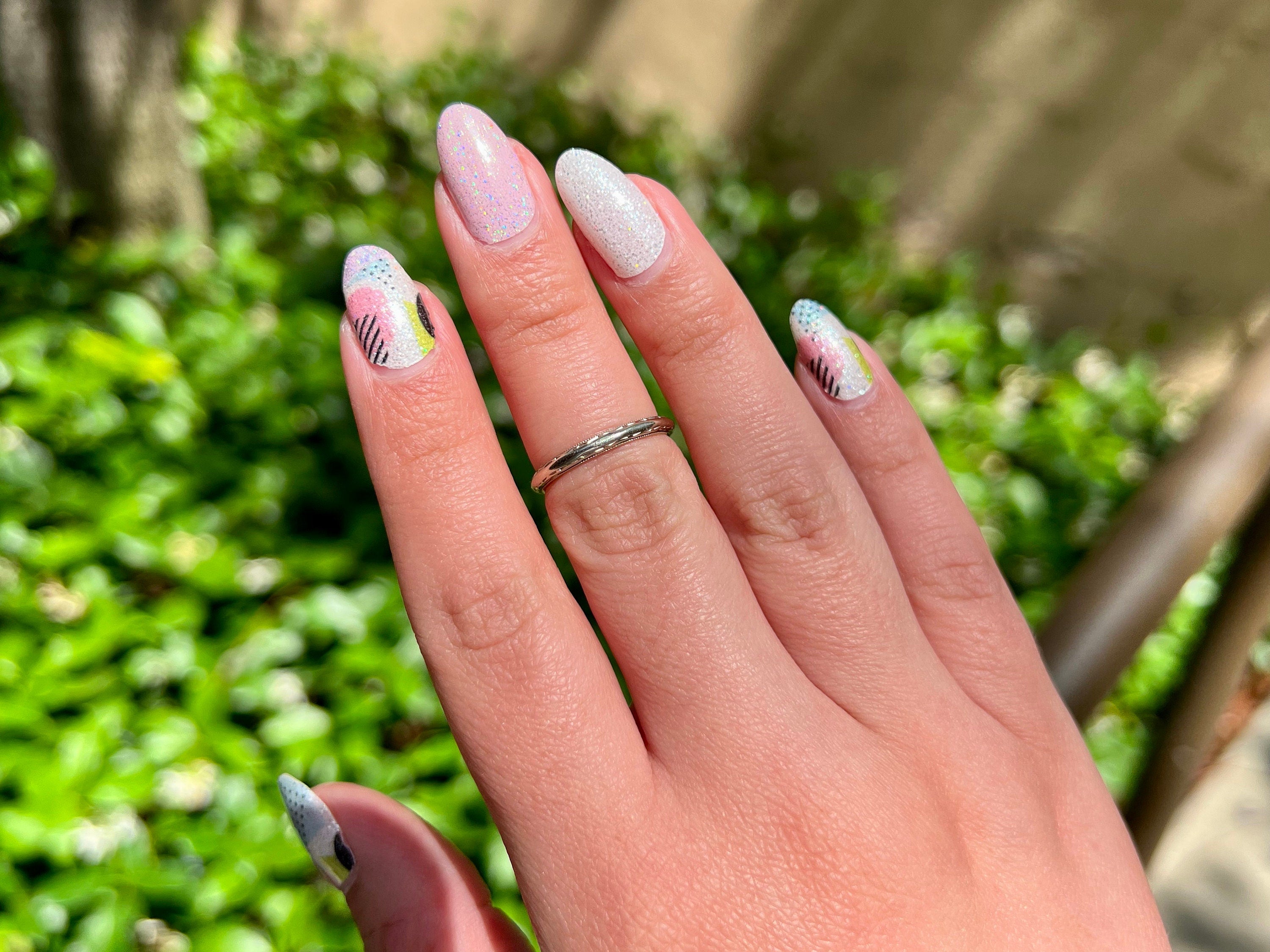 Vintage 14K White Gold Band, C. E. M Love H. L. C 7-18-53, Size 5