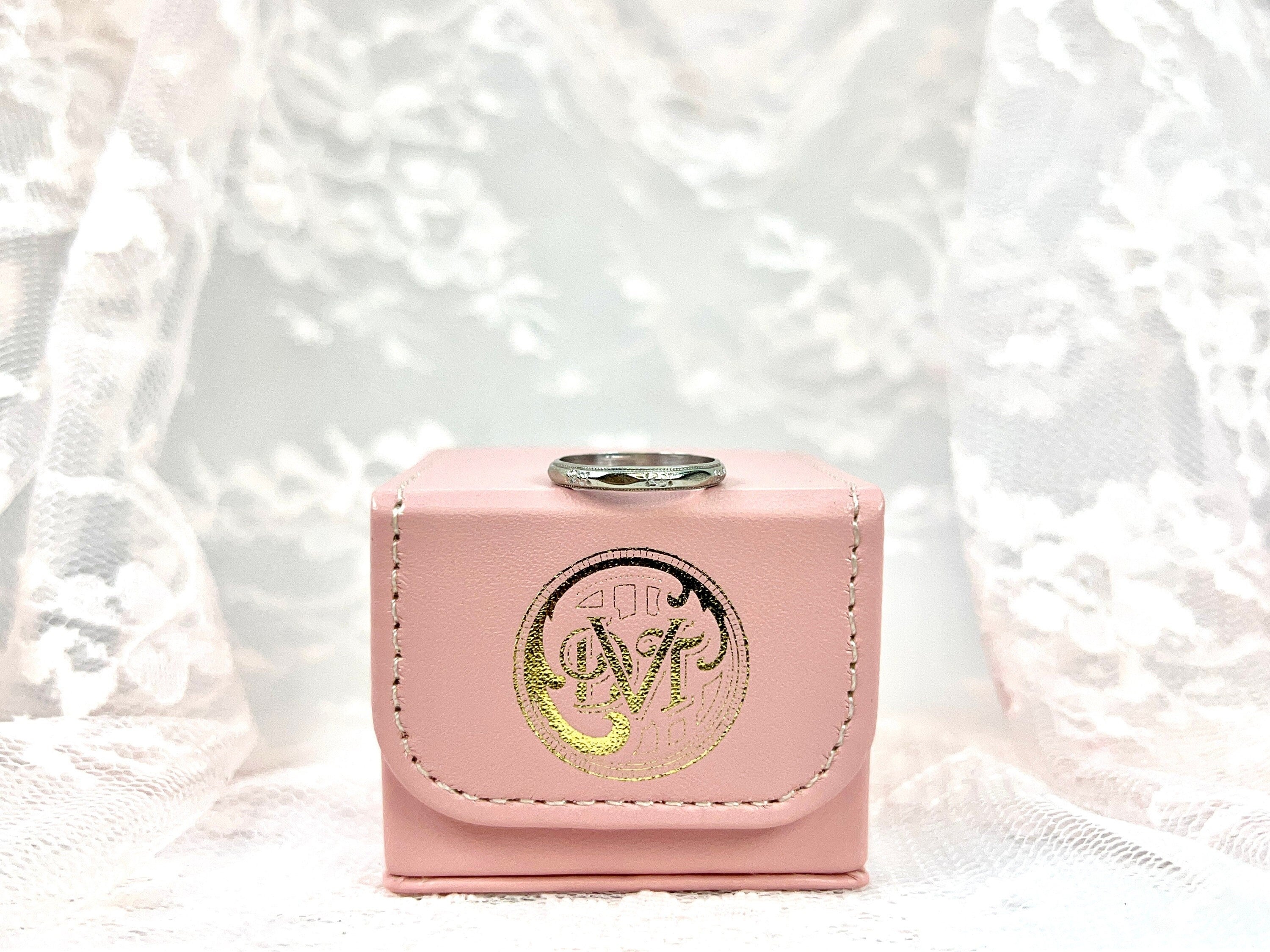 Floral Eternity Wedding Band, Size 4.75