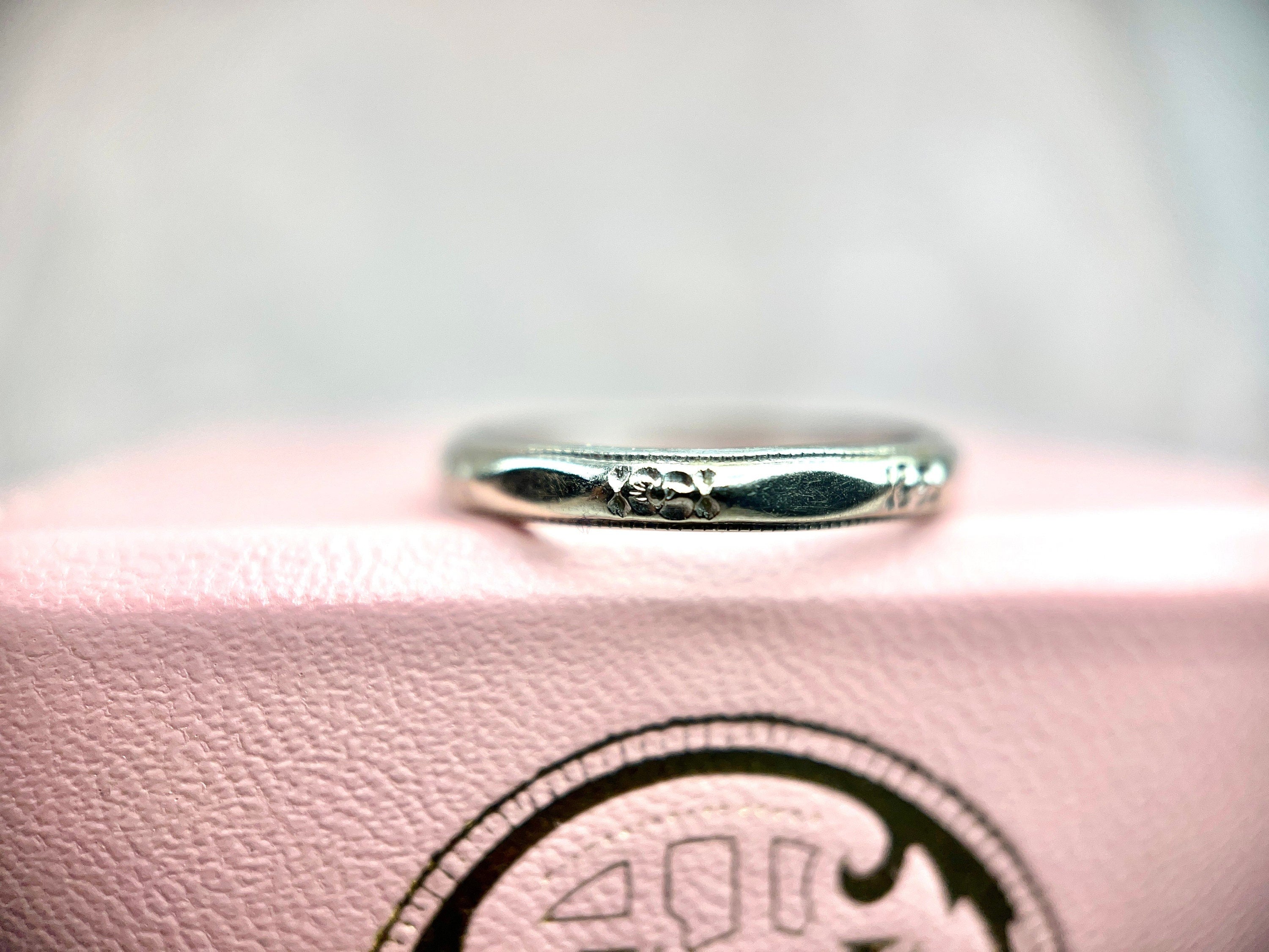 Floral Eternity Wedding Band, Size 4.75