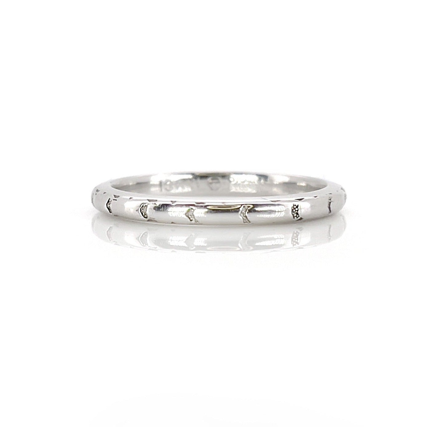 Vintage Traub Orange Blossom Band, Size 6.25